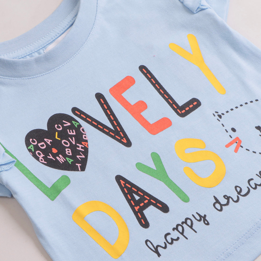 Girls Half sleeves T-shirt