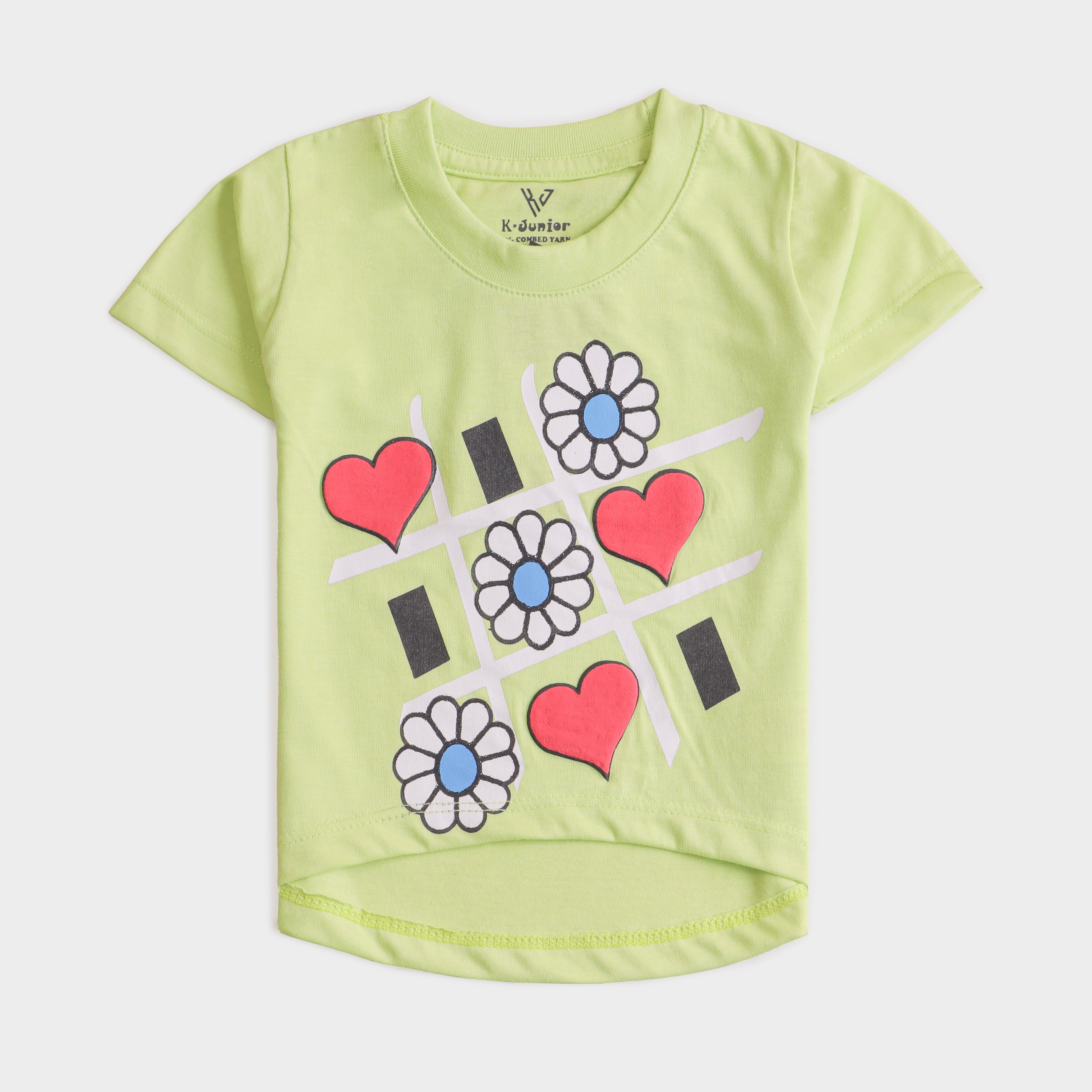 Girls H/S t shirt code - (flower)