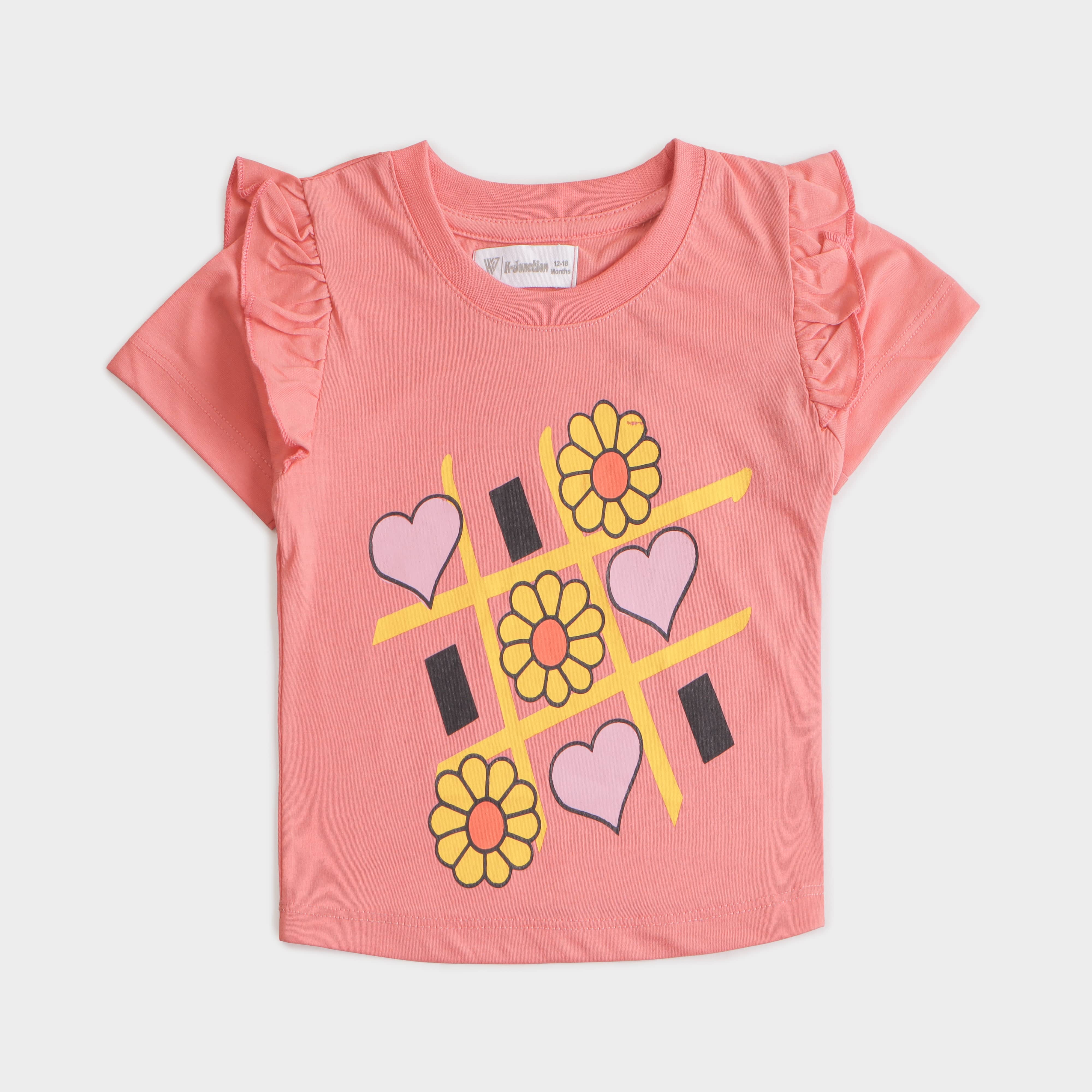 Girls Half sleeves T-shirt