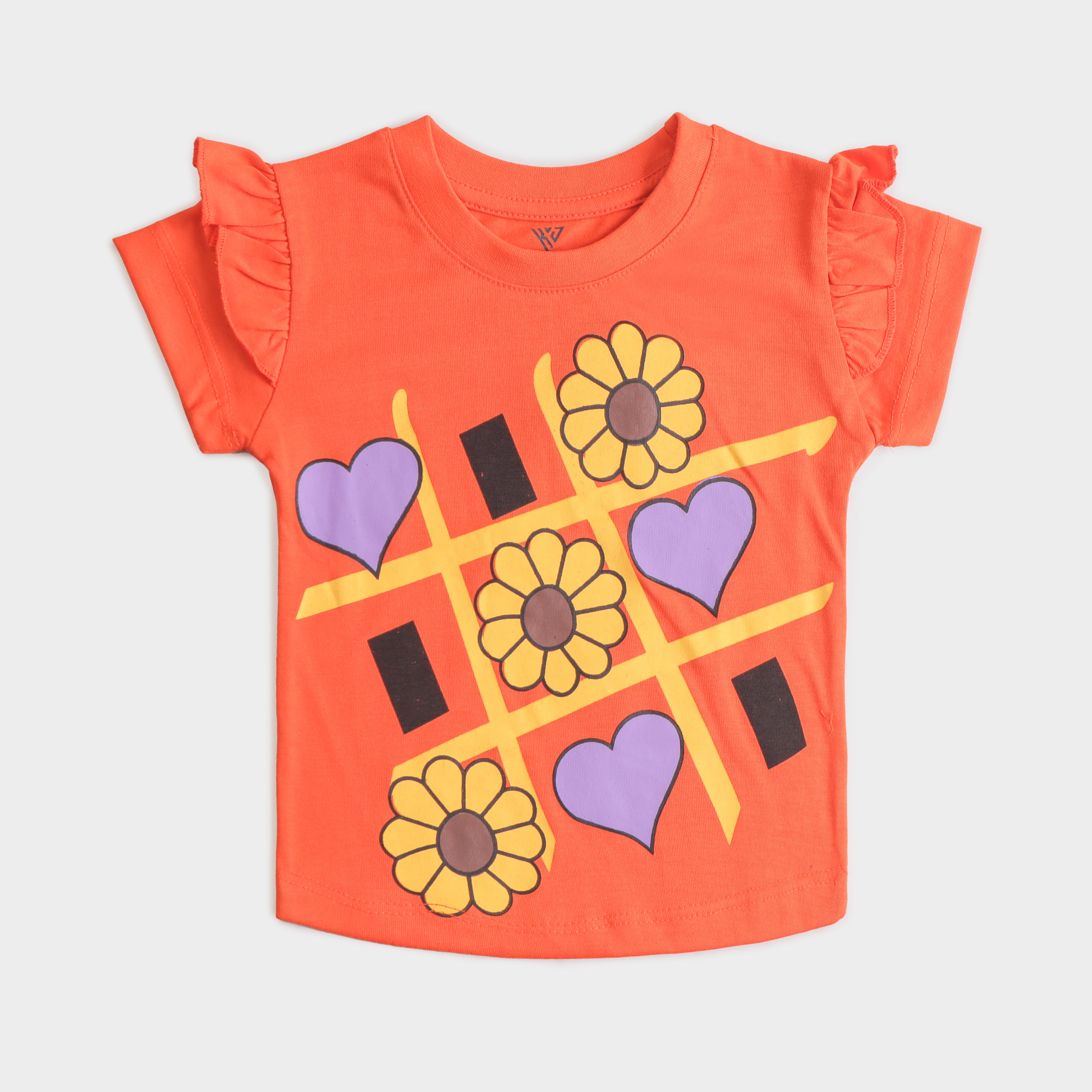 Girls Half sleeves T-shirt