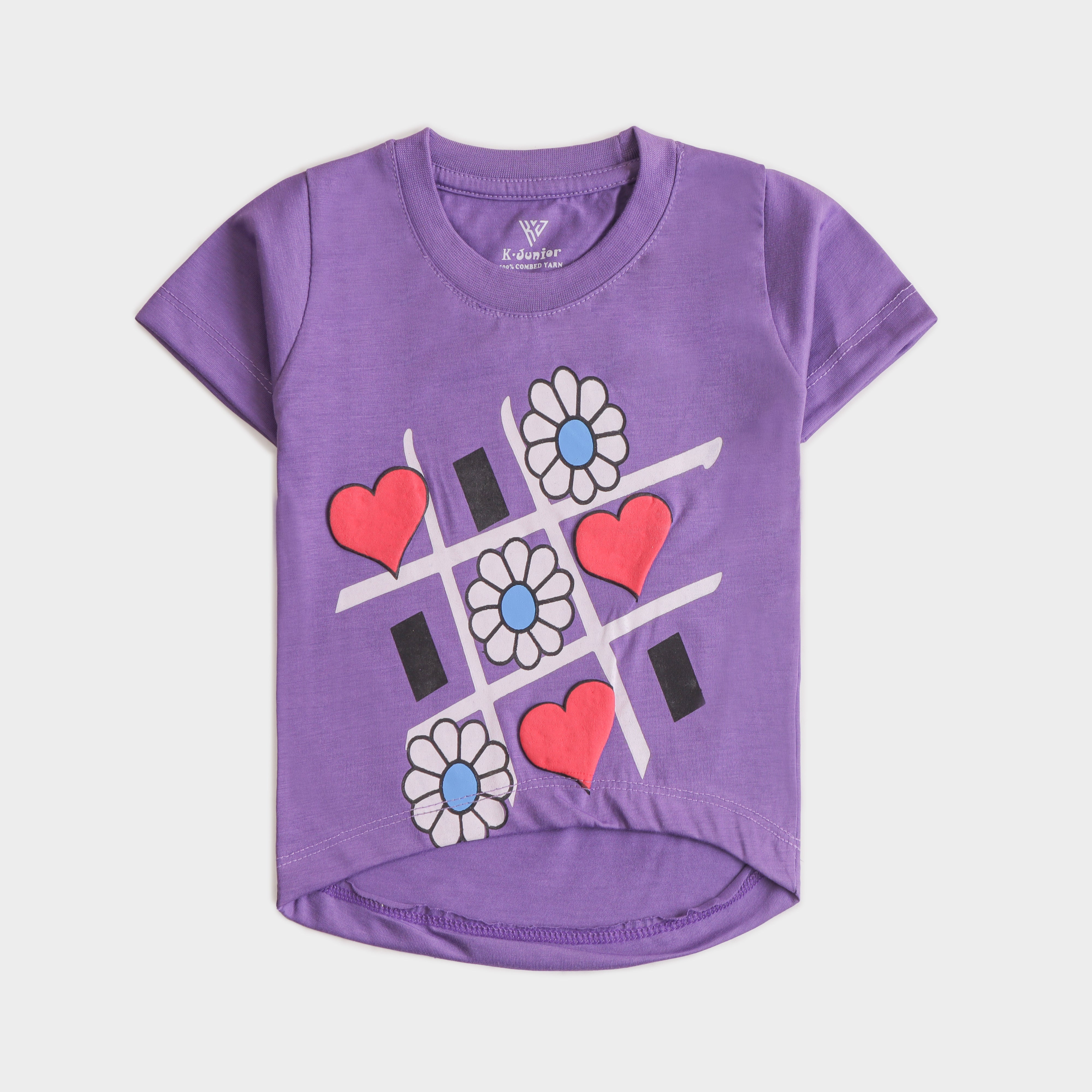 Girls H/S t shirt code - (flower)