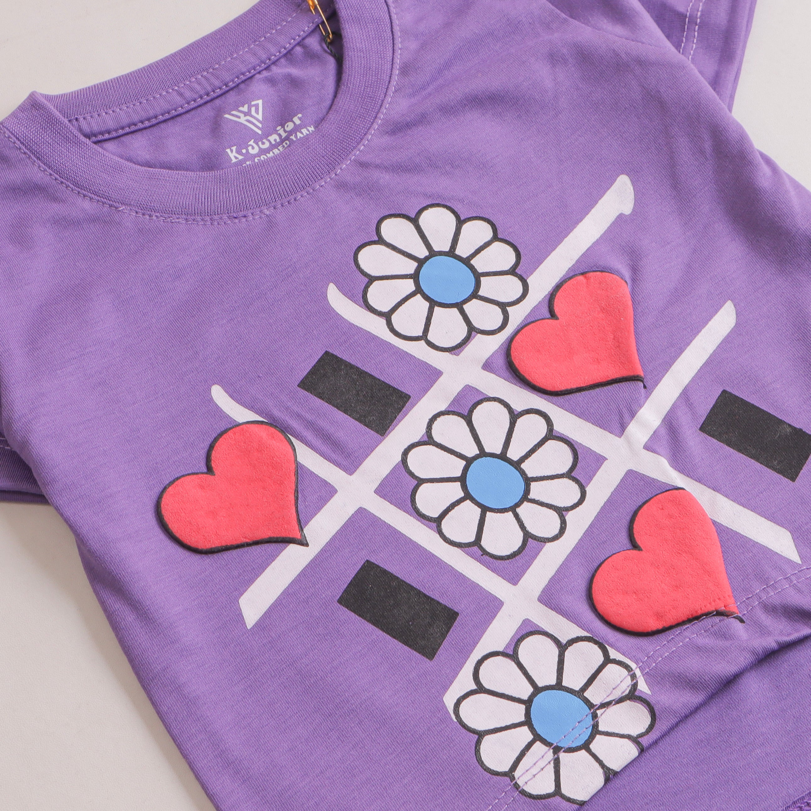 Girls H/S t shirt code - (flower)
