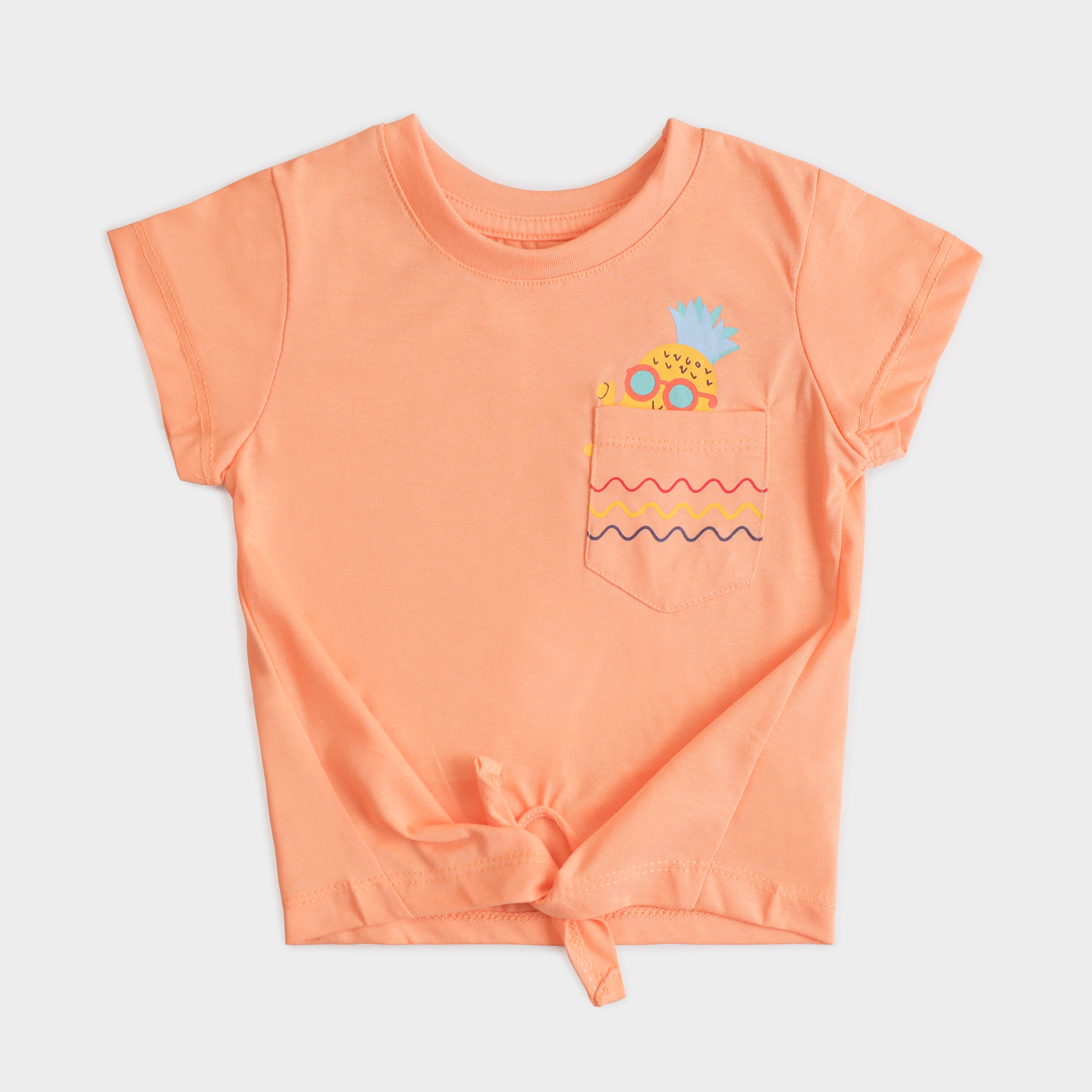Girls H/S t shirt (Pineapple)