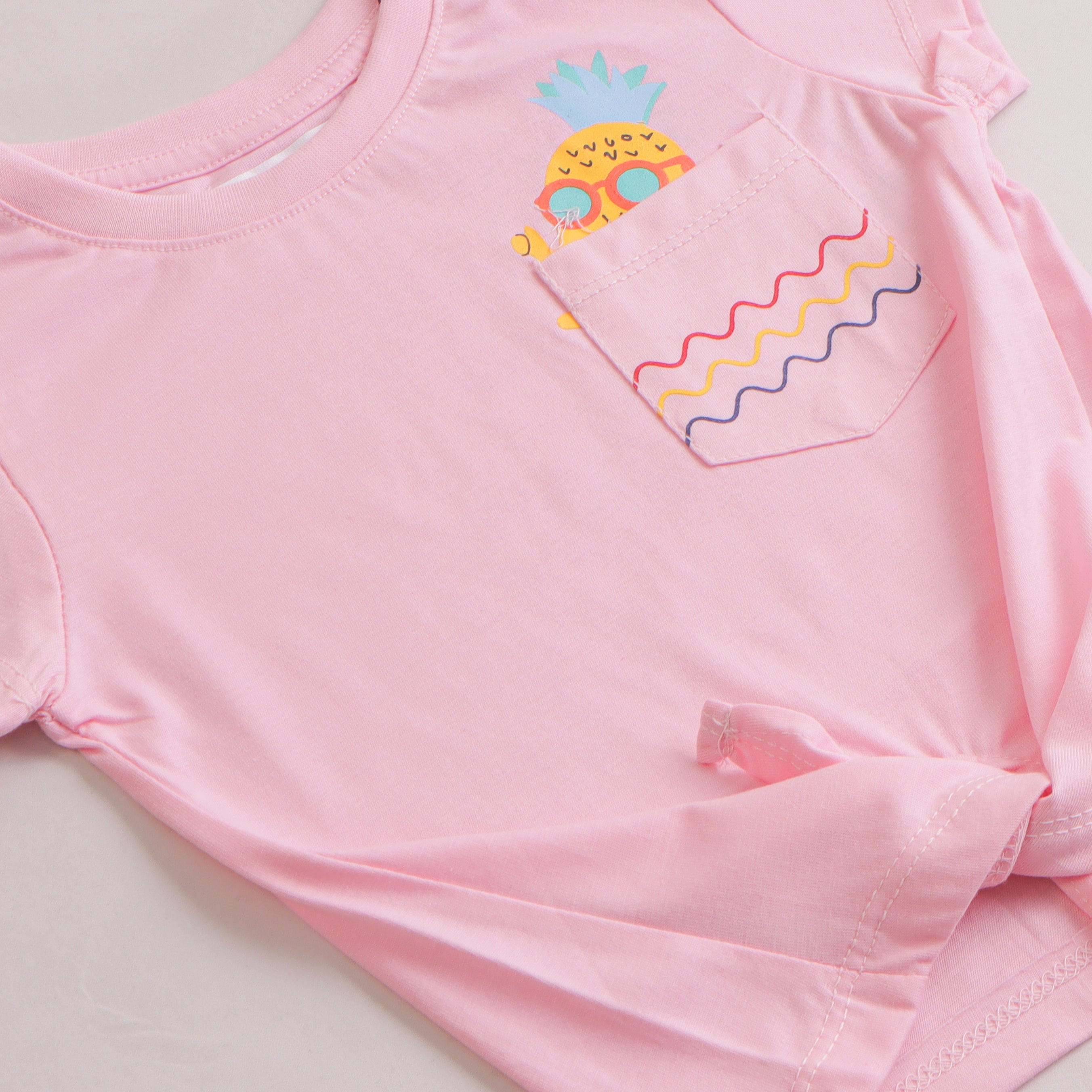 Girls H/S t shirt (Pineapple)