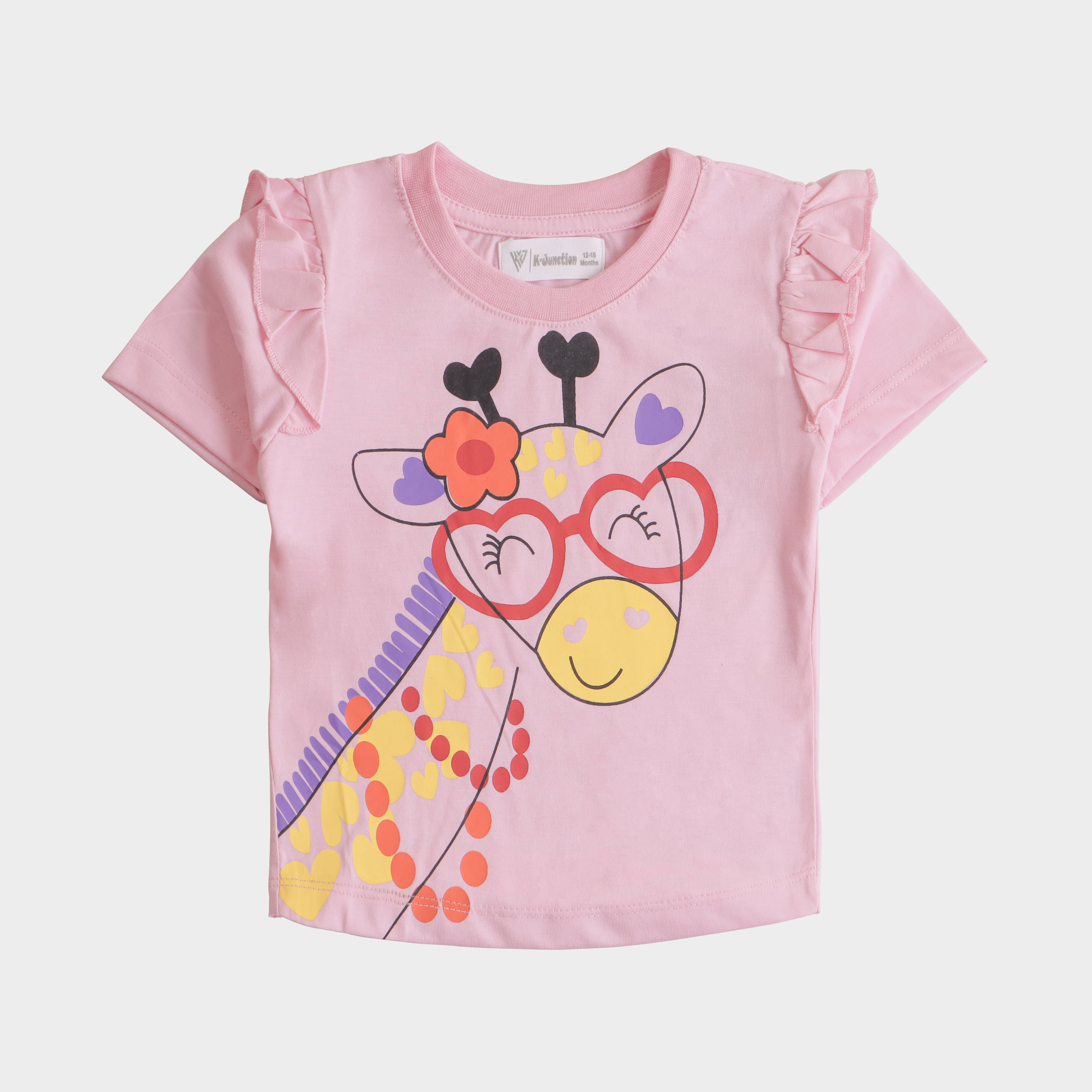 Girls Half sleeves T-shirt