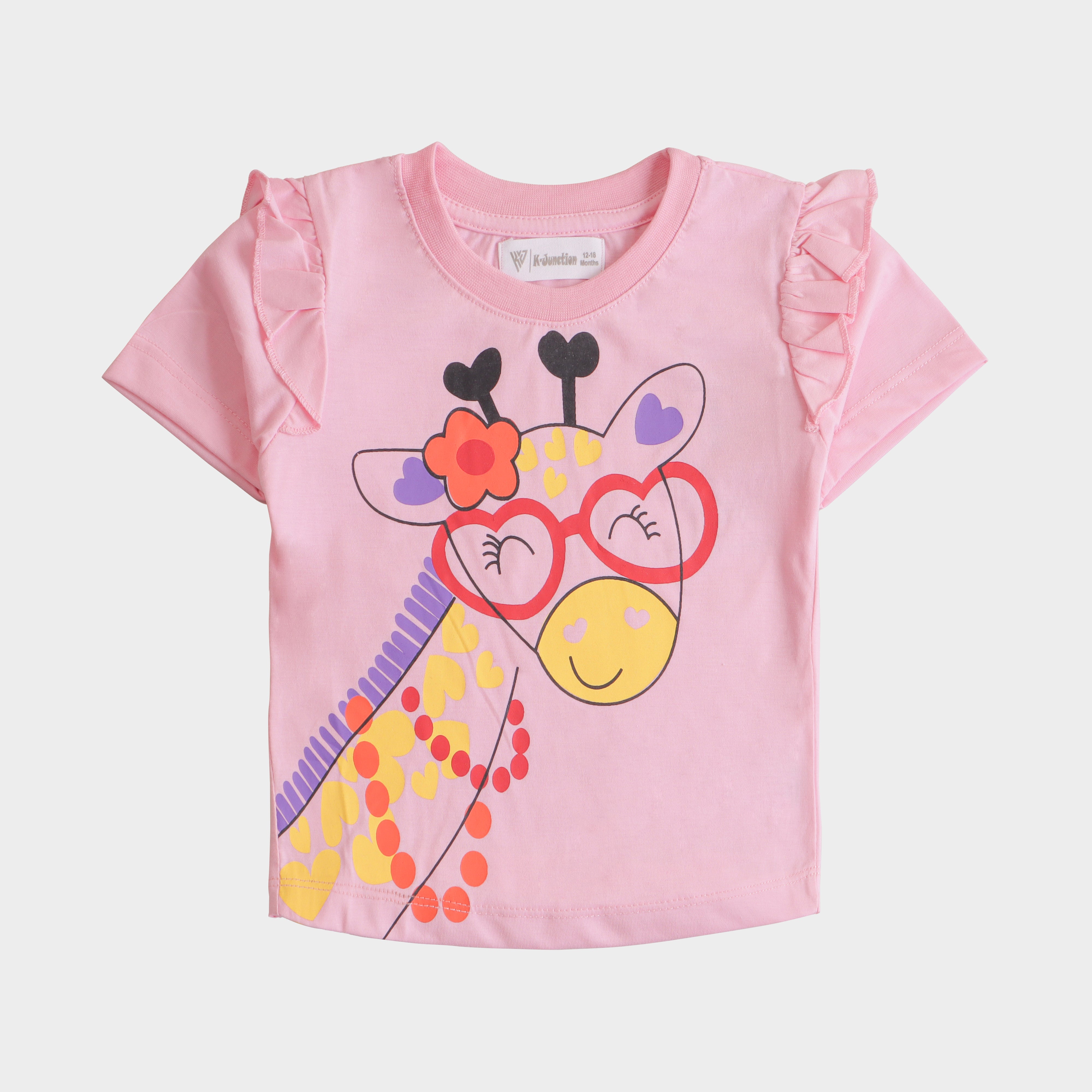 Girls Half sleeves T-shirt