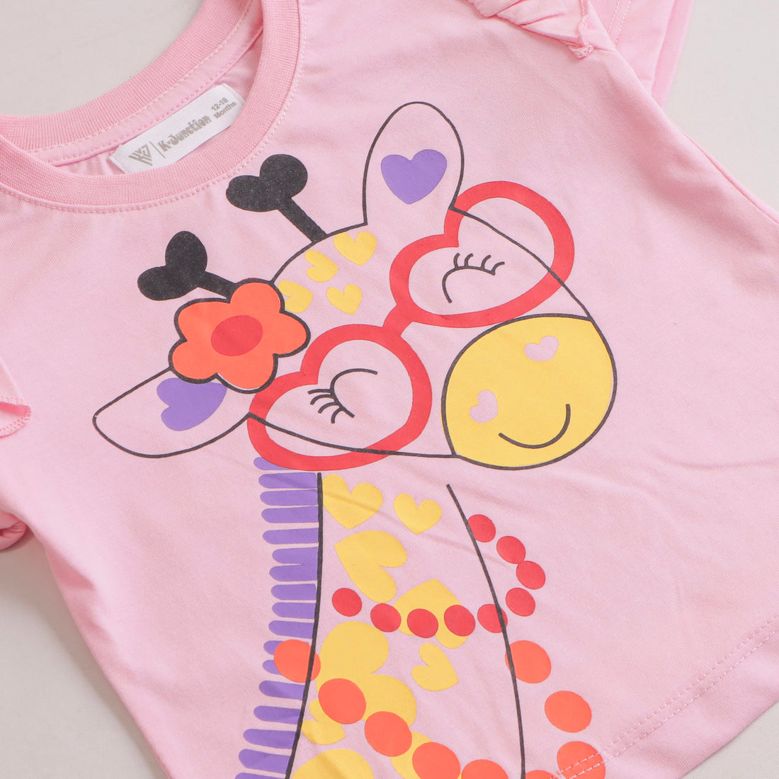 Girls Half sleeves T-shirt