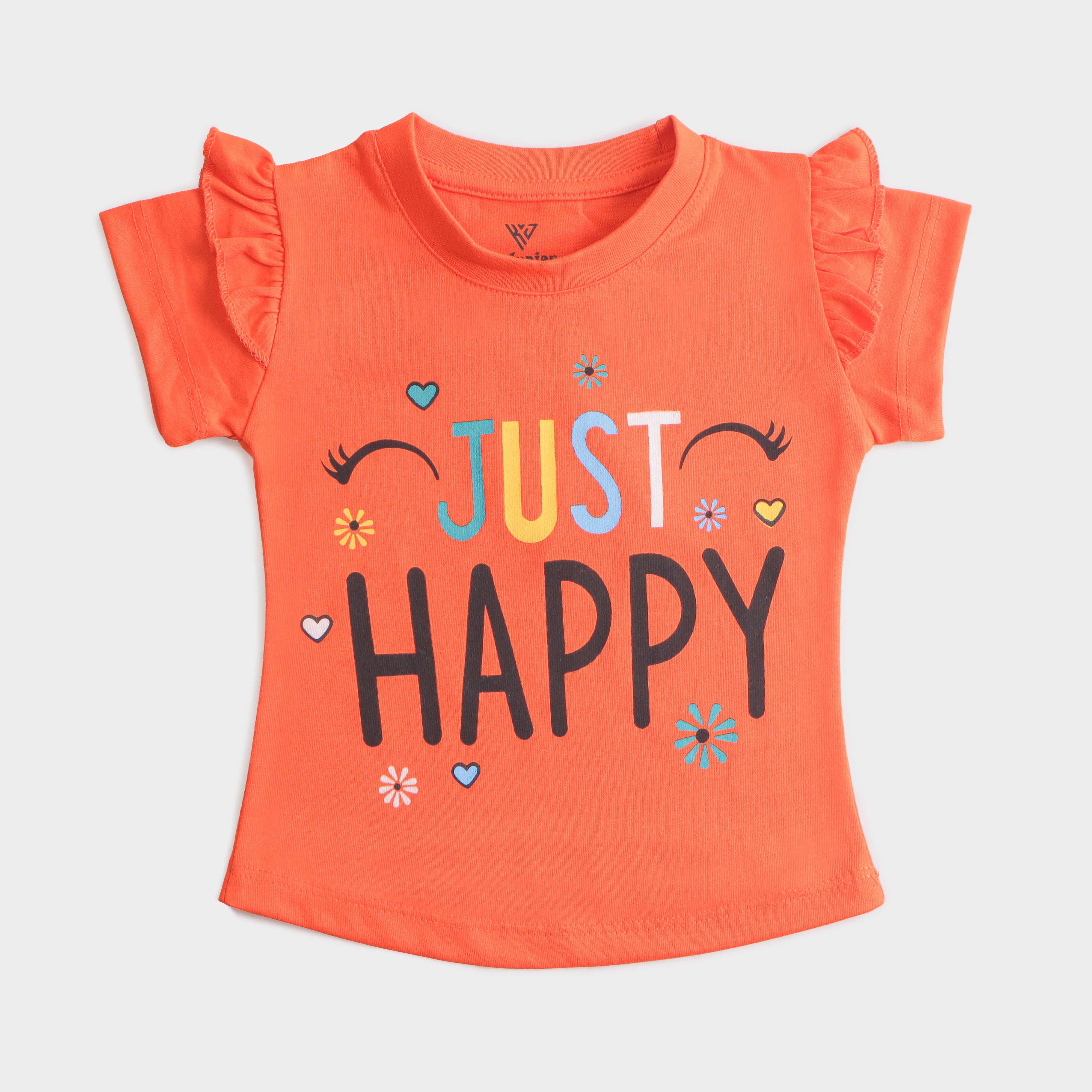 Infant Girls H/S t shirt (HAPPY)