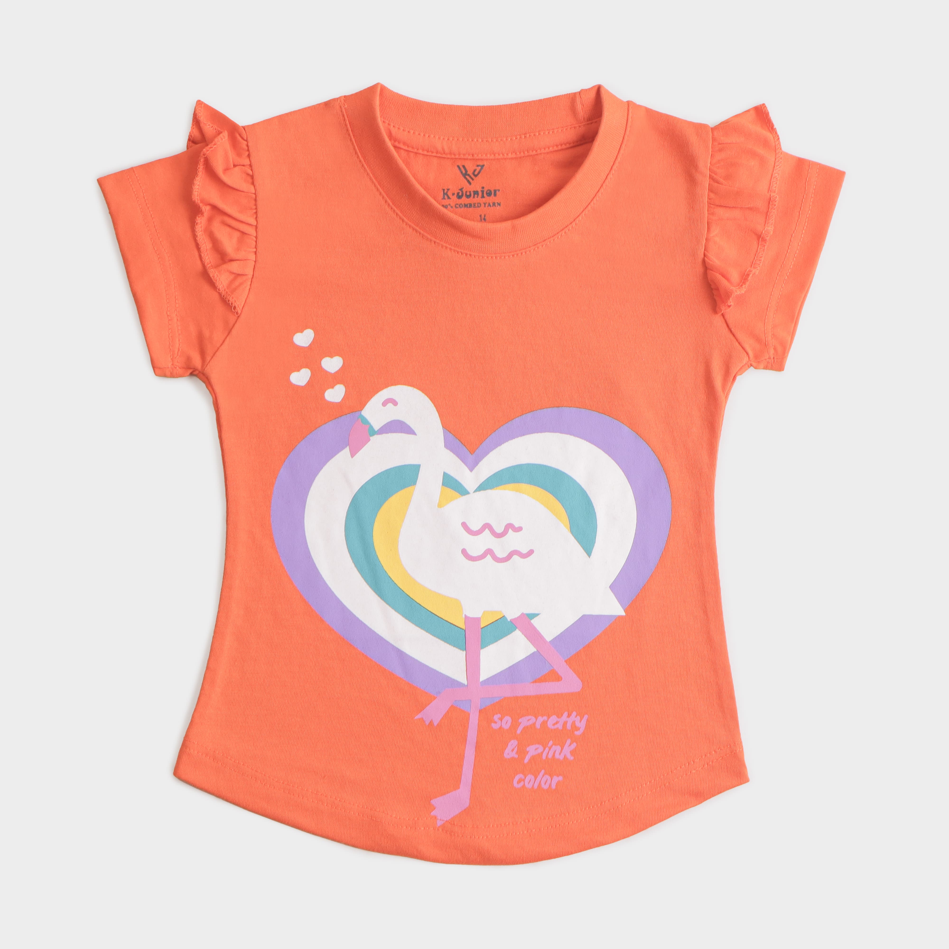 Girls Half sleeves T-shirt