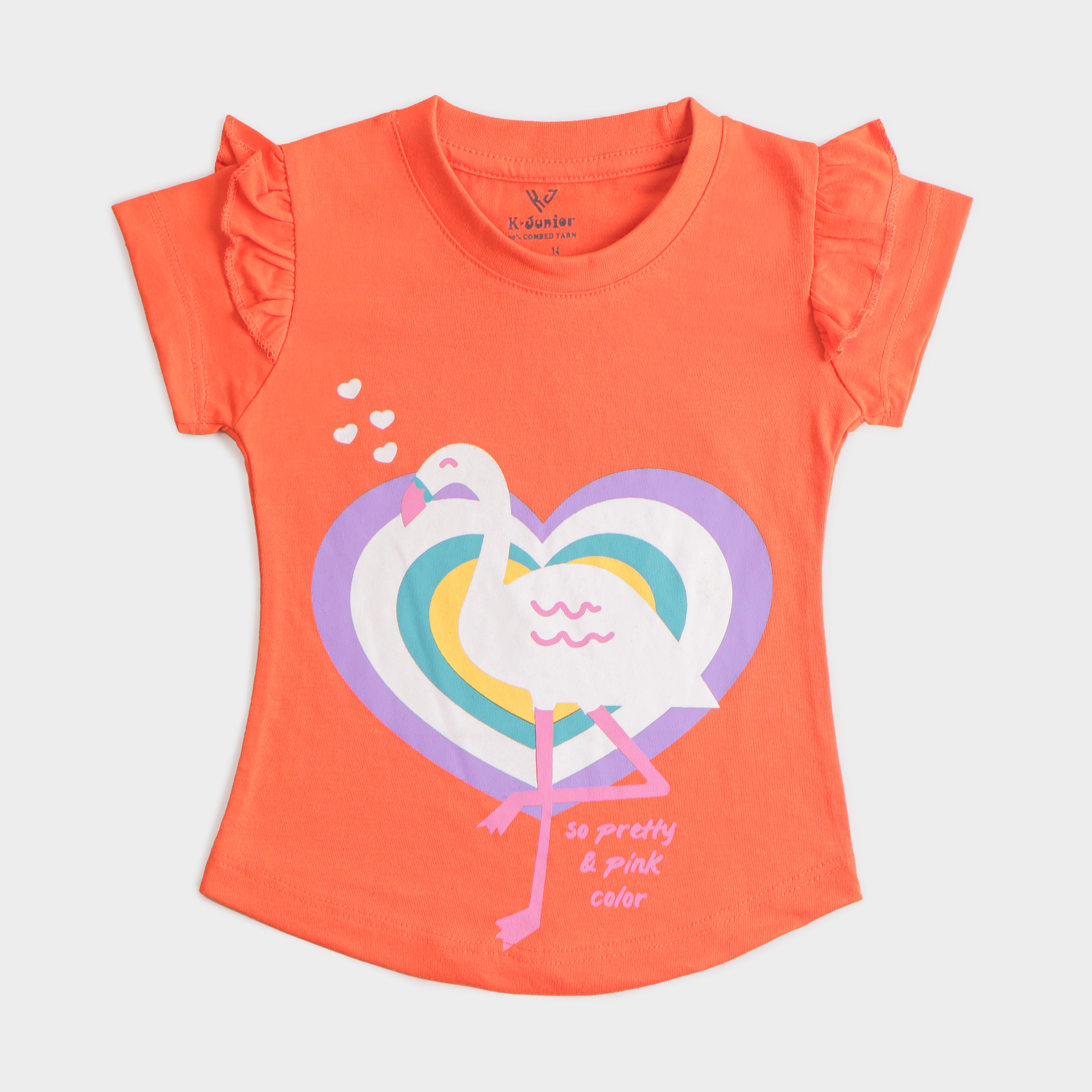 Girls Half sleeves T-shirt