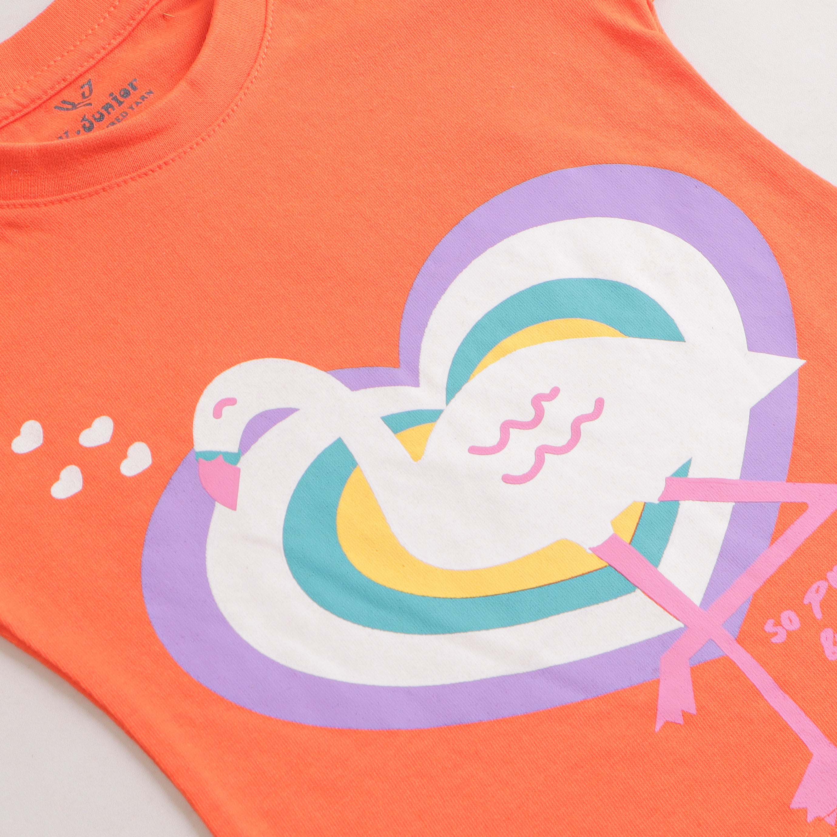 Girls Half sleeves T-shirt