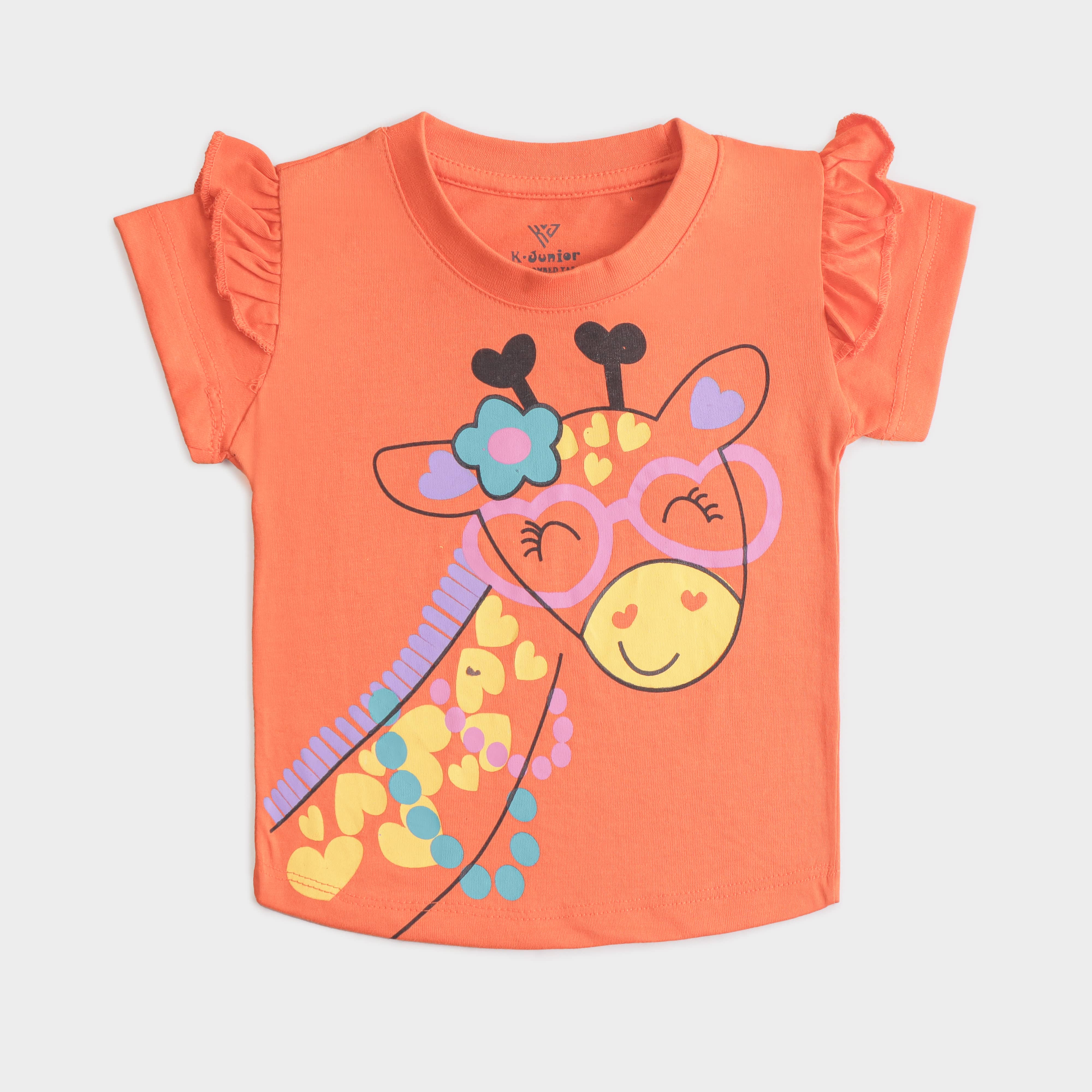 Girls Half sleeves T-shirt