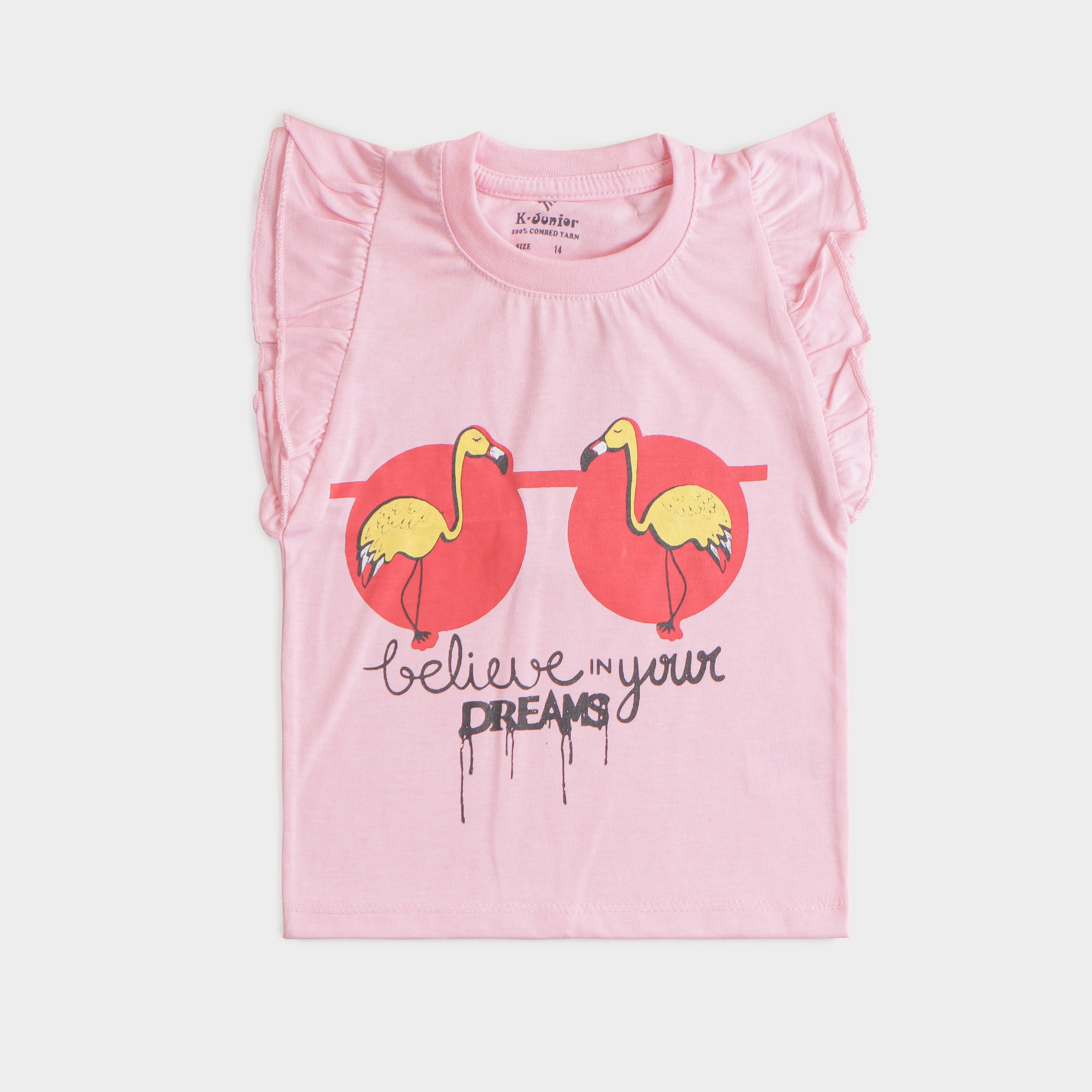 Girls Half sleeves T-shirt