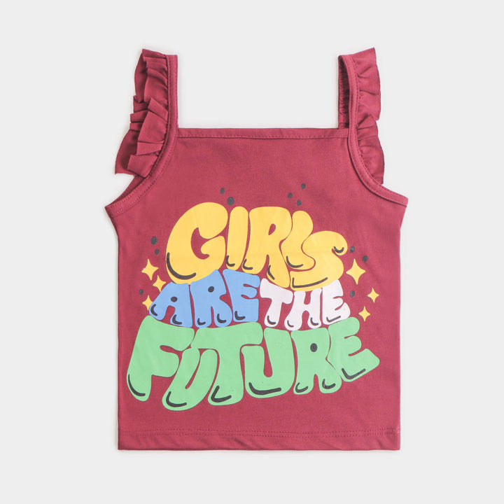 Girls Half sleeves T-shirt