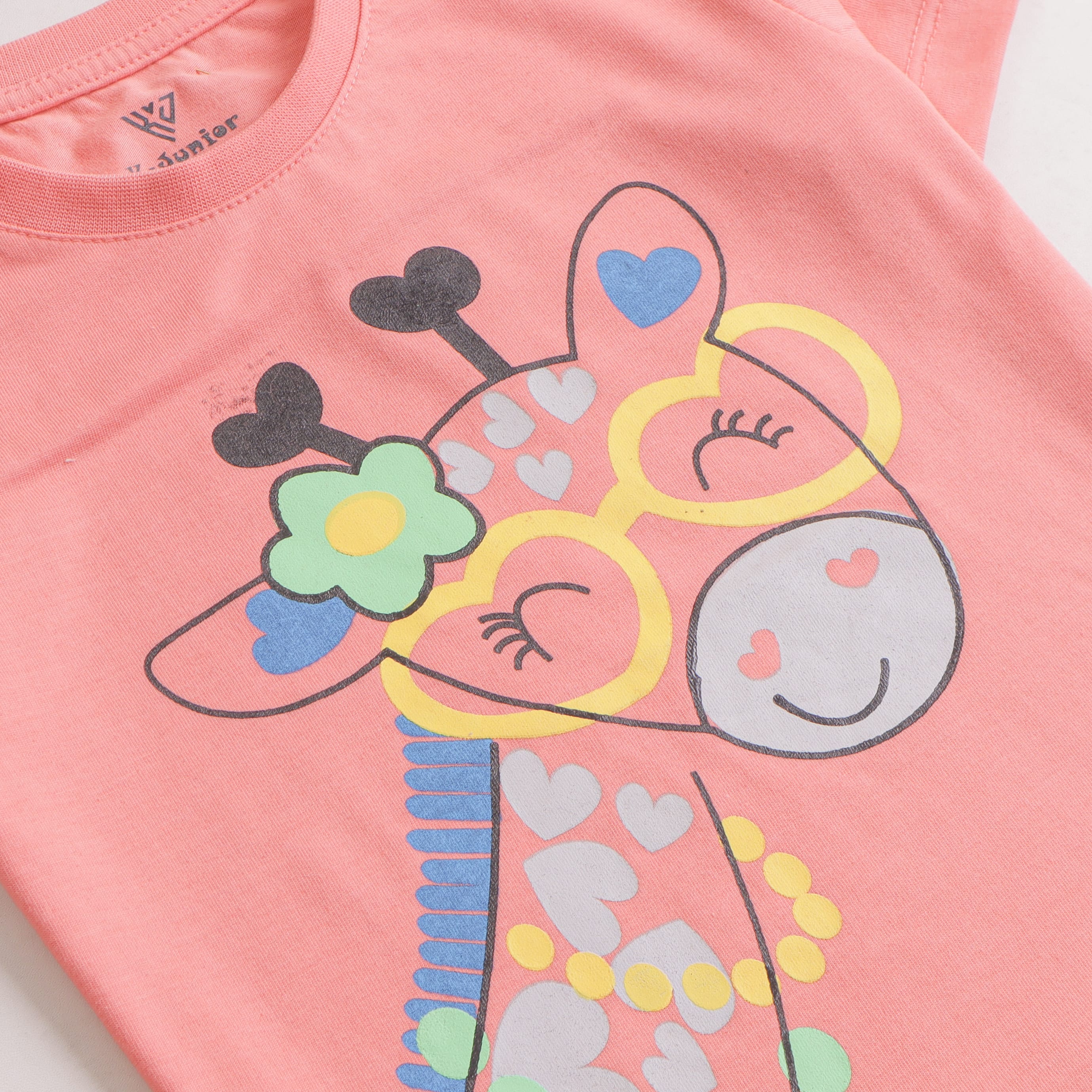 Girls Half sleeves T-shirt