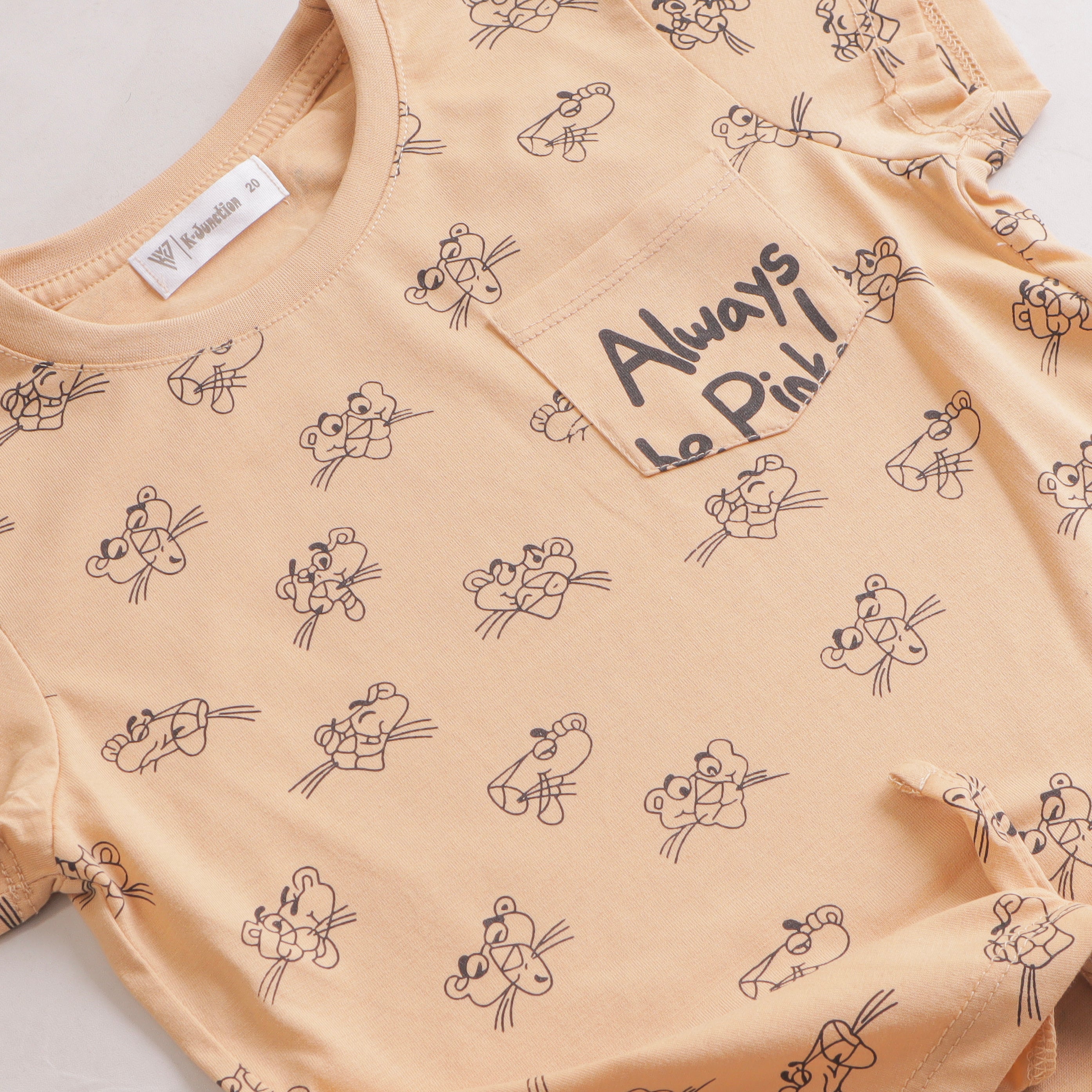 Girls Half sleeves T-shirt