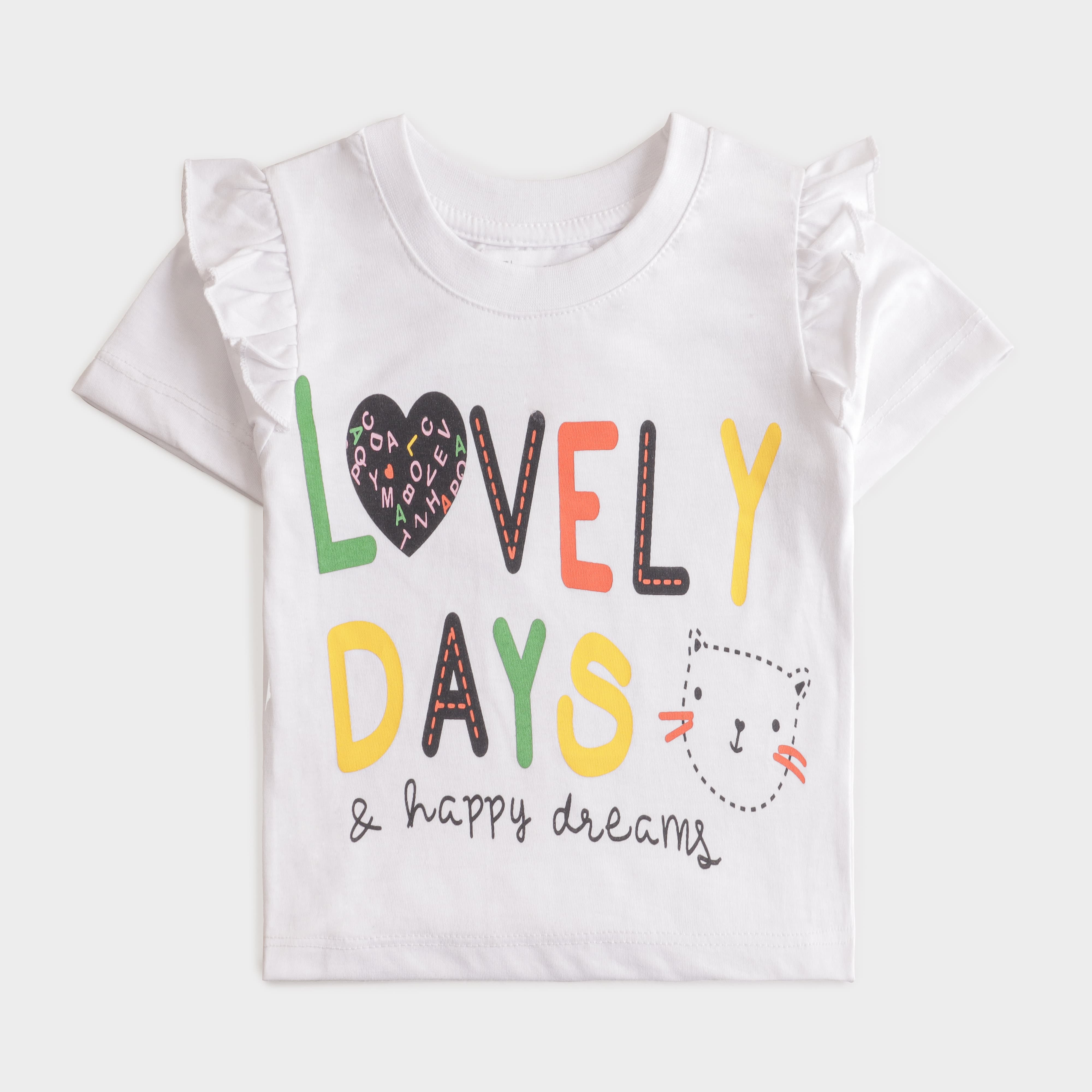Girls Half sleeves T-shirt