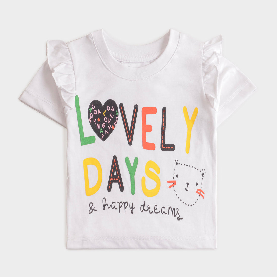 Girls Half sleeves T-shirt