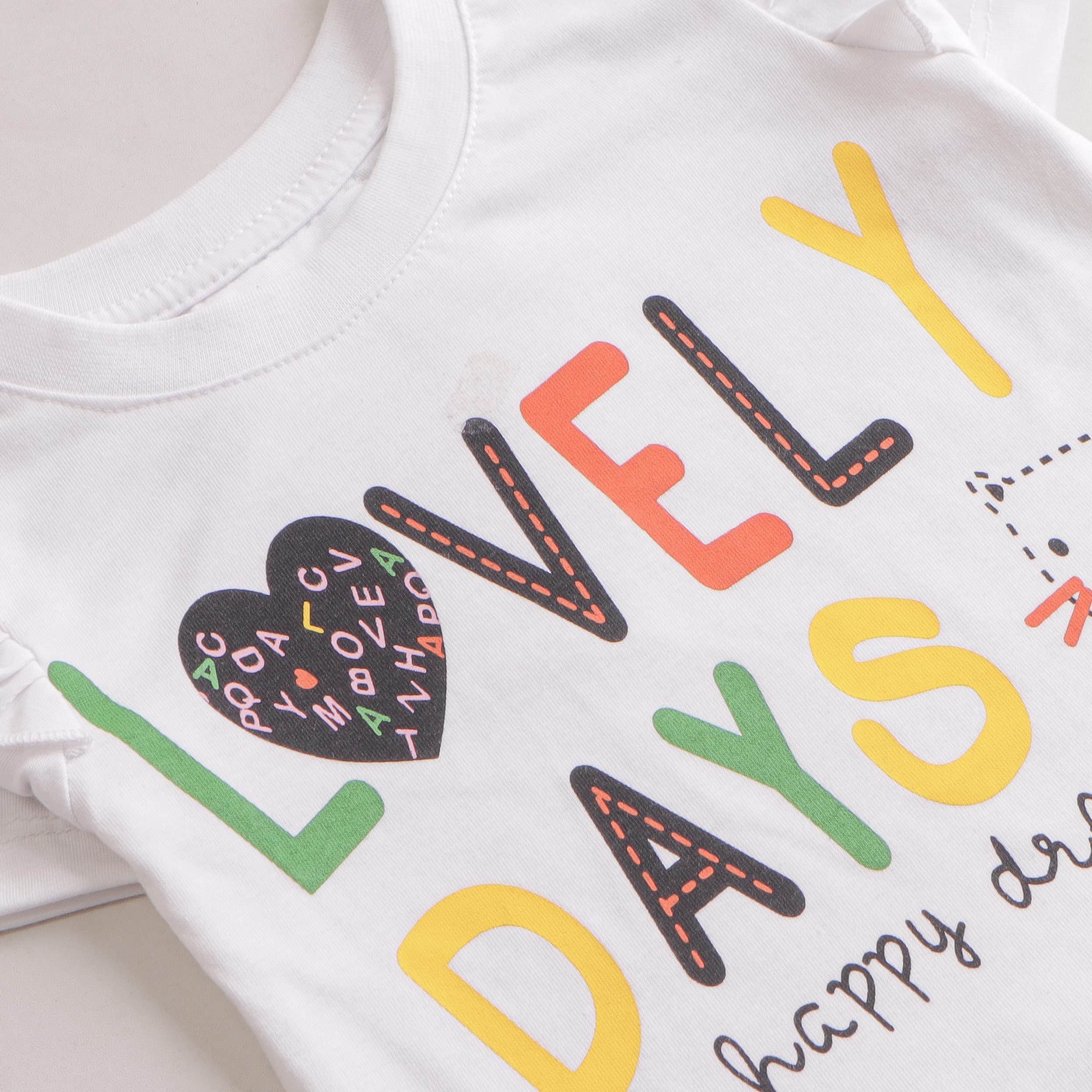 Girls Half sleeves T-shirt