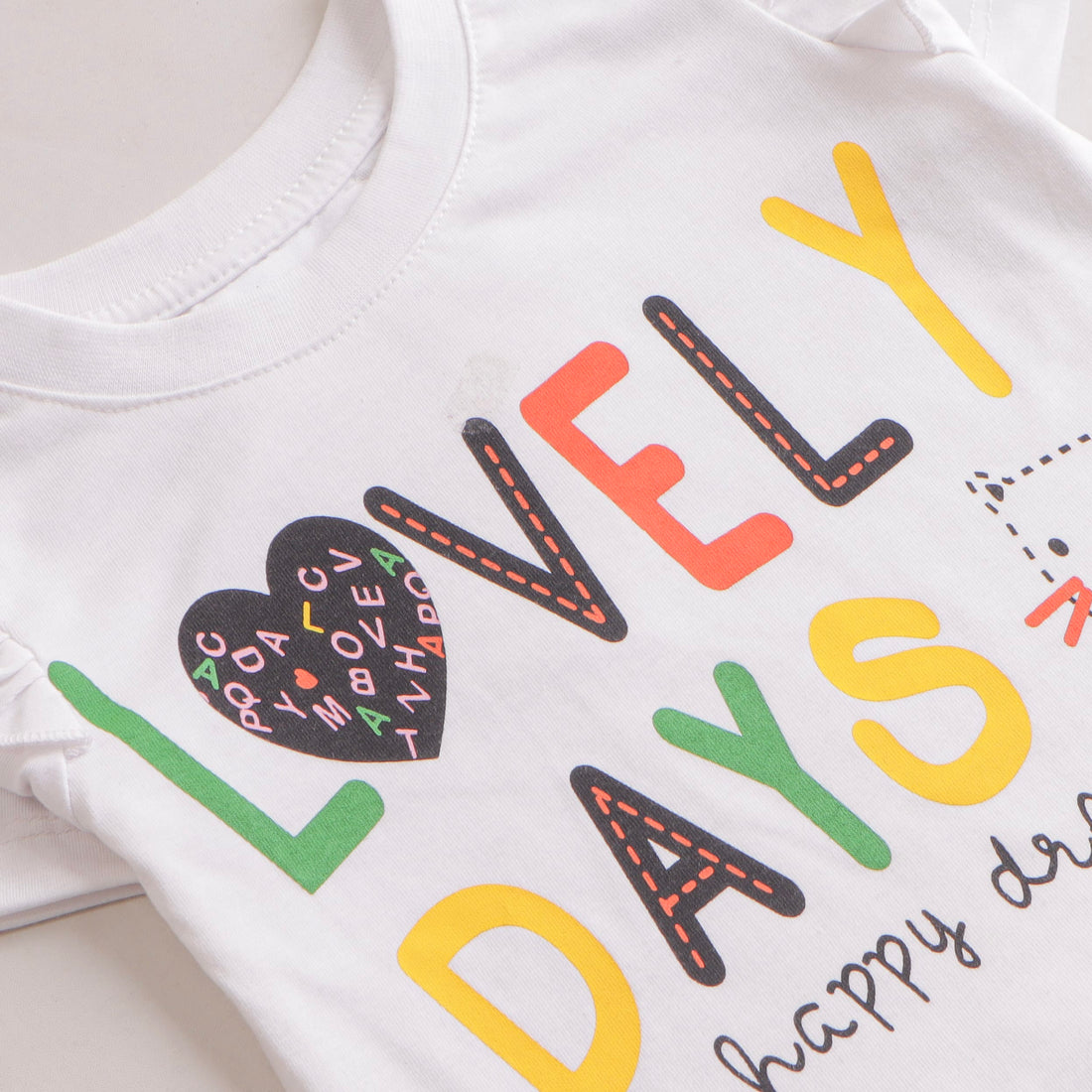 Girls Half sleeves T-shirt