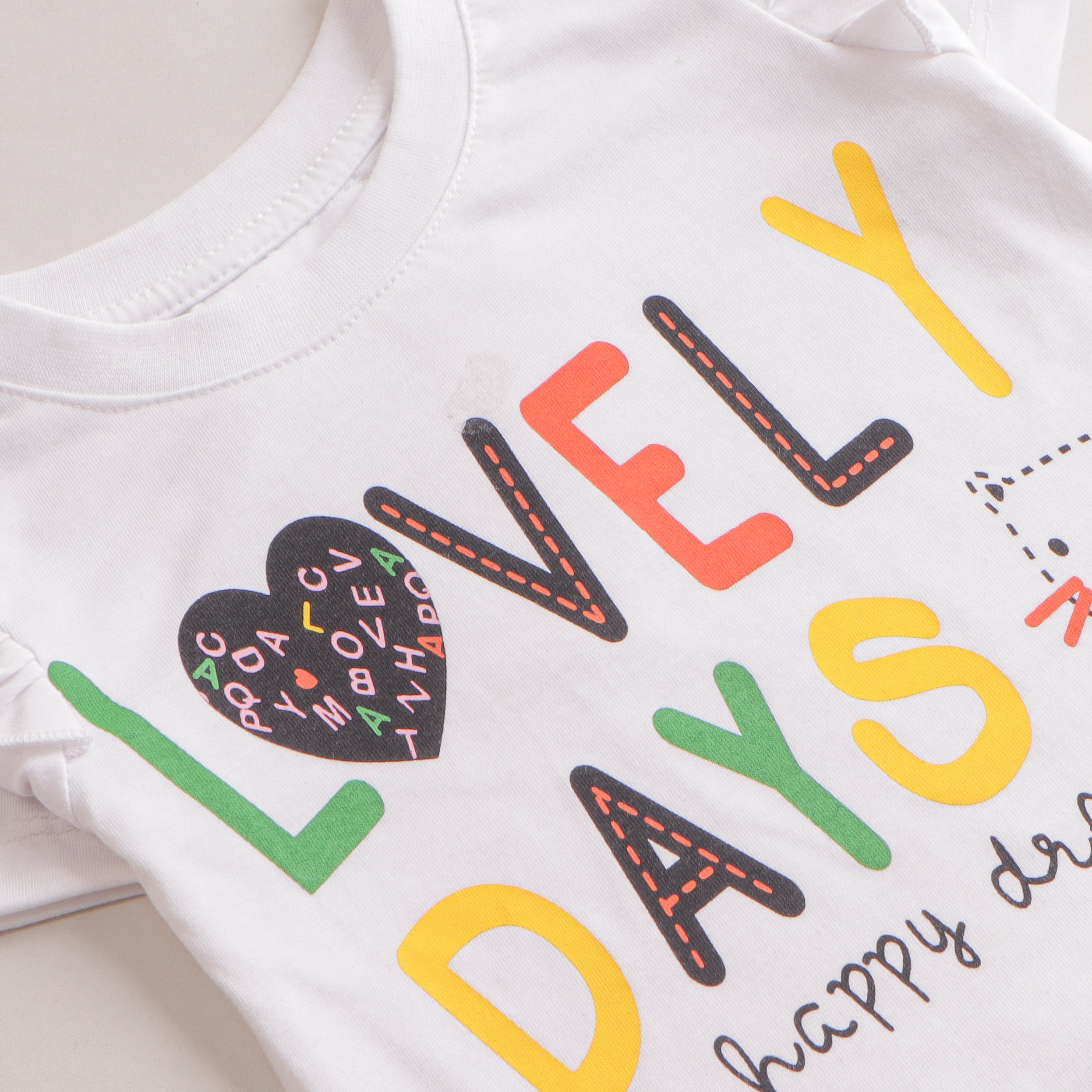 Girls Half sleeves T-shirt