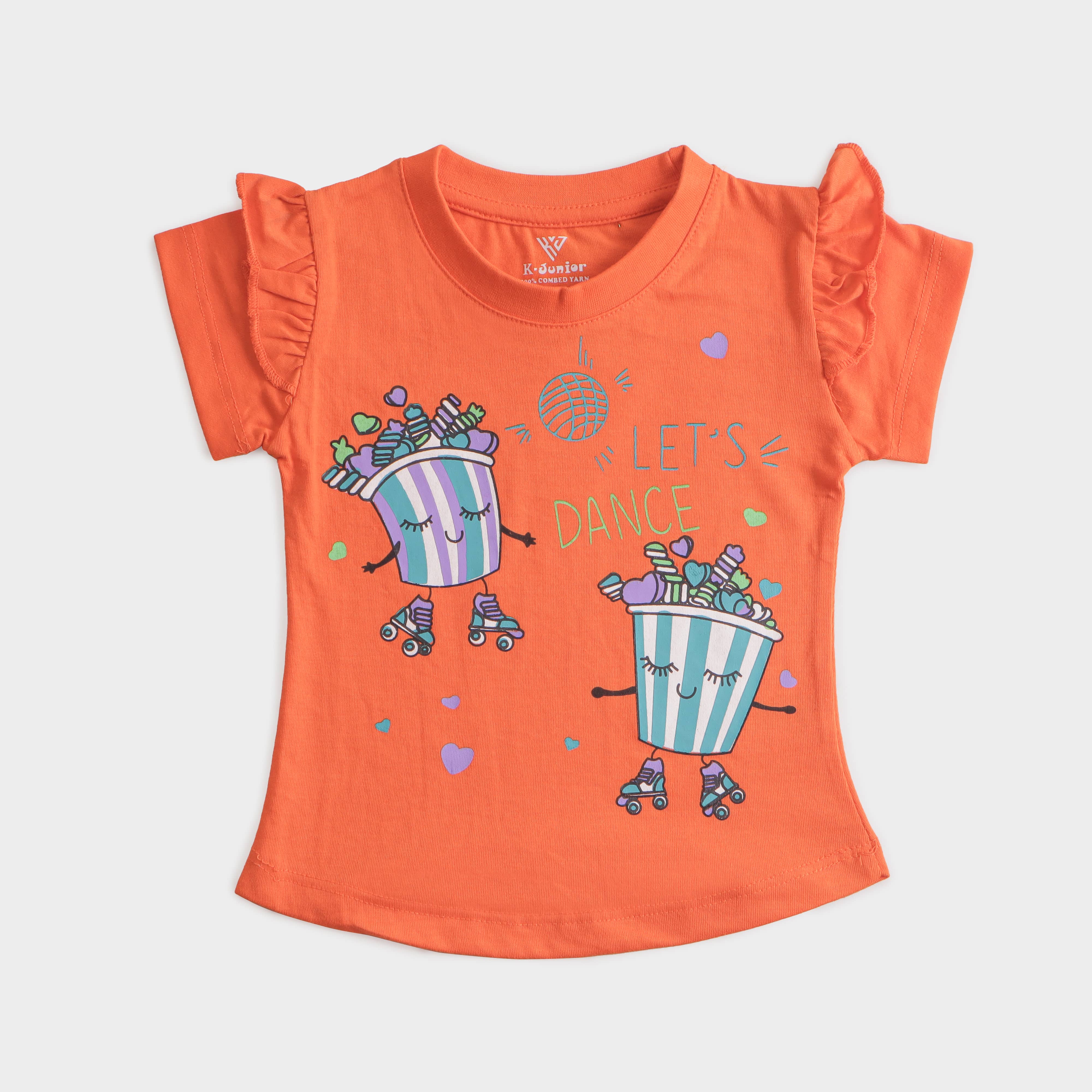Girls Half sleeves T-shirt