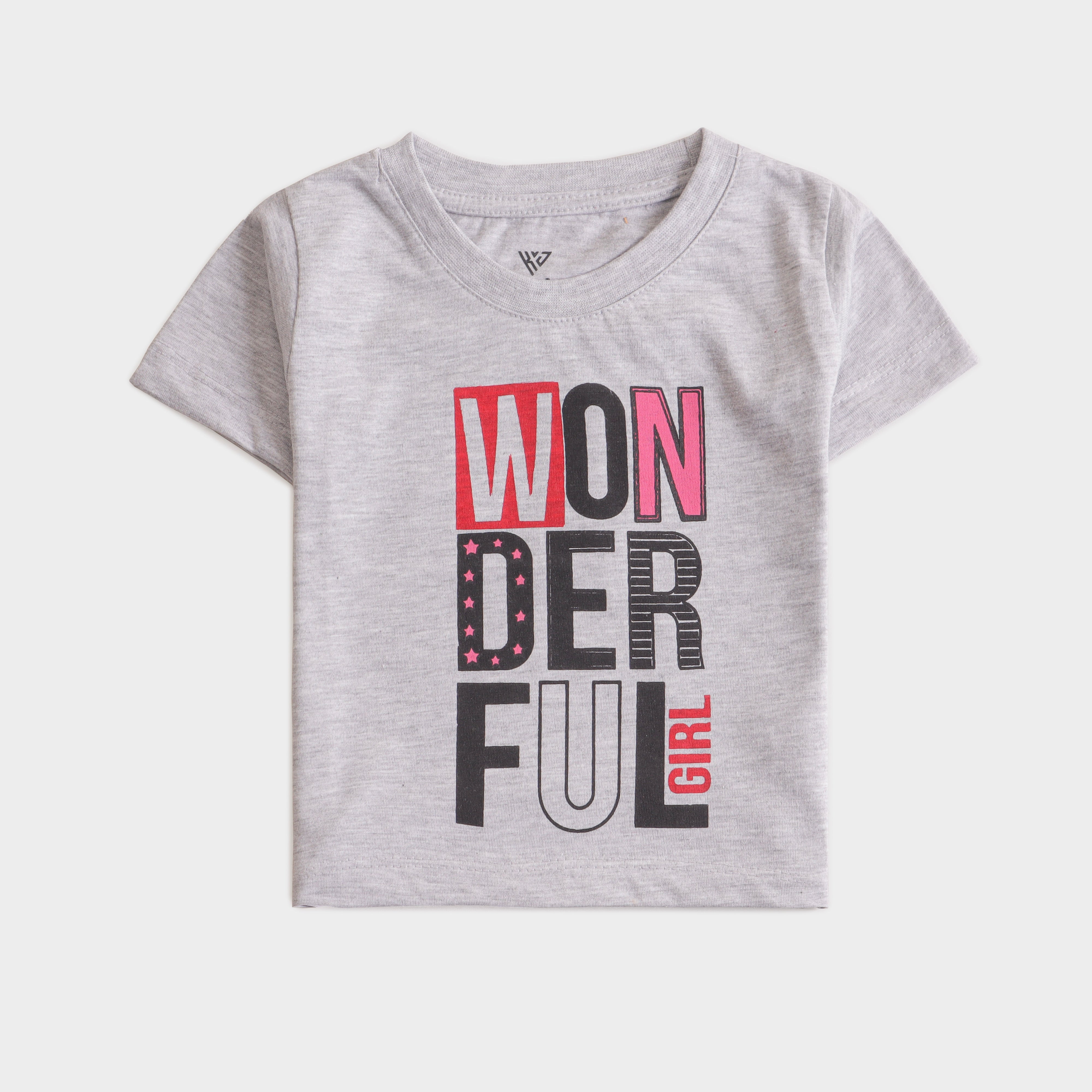 Girls H/S T Shirt Code - ( Wonderful )