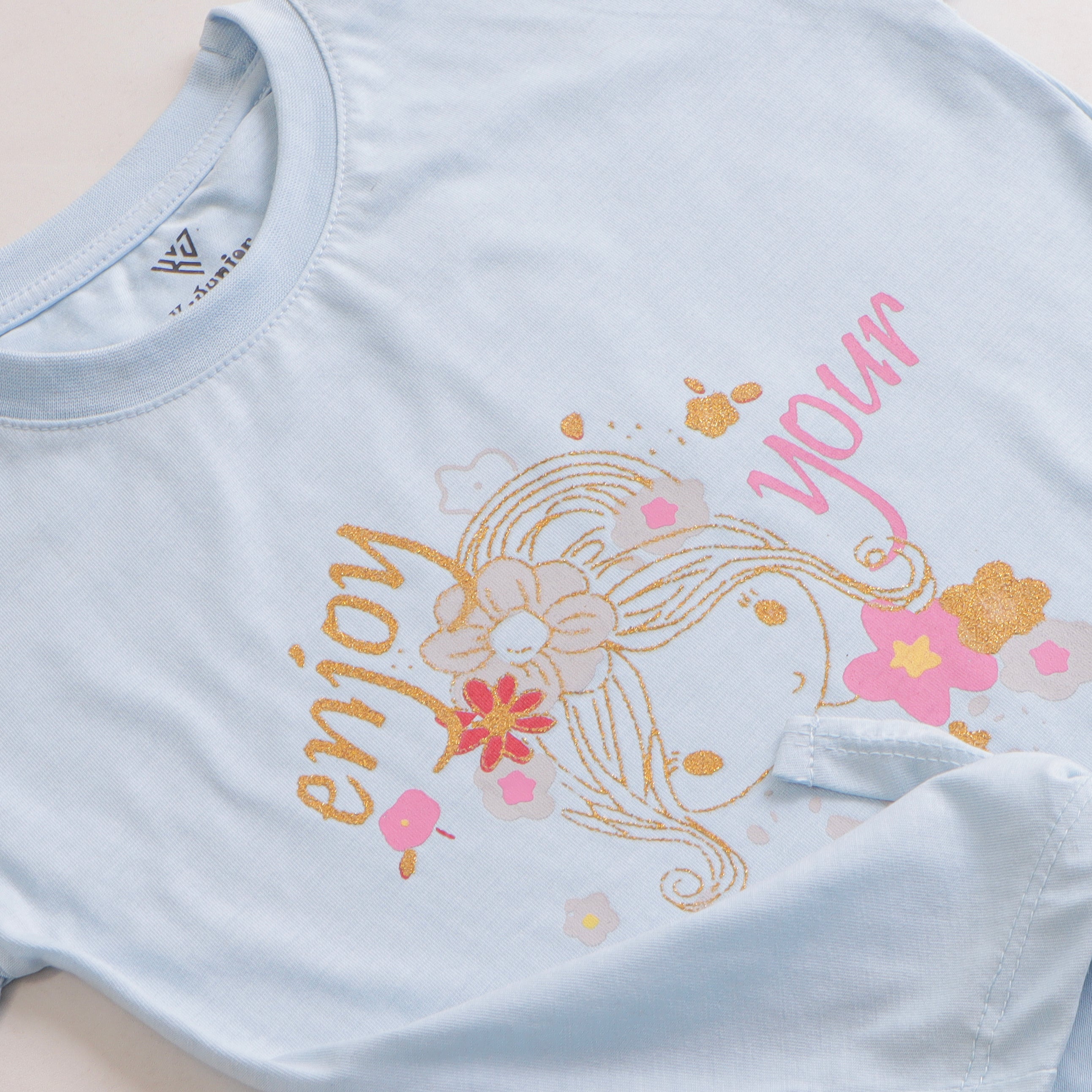 Girls Half sleeves T-shirt