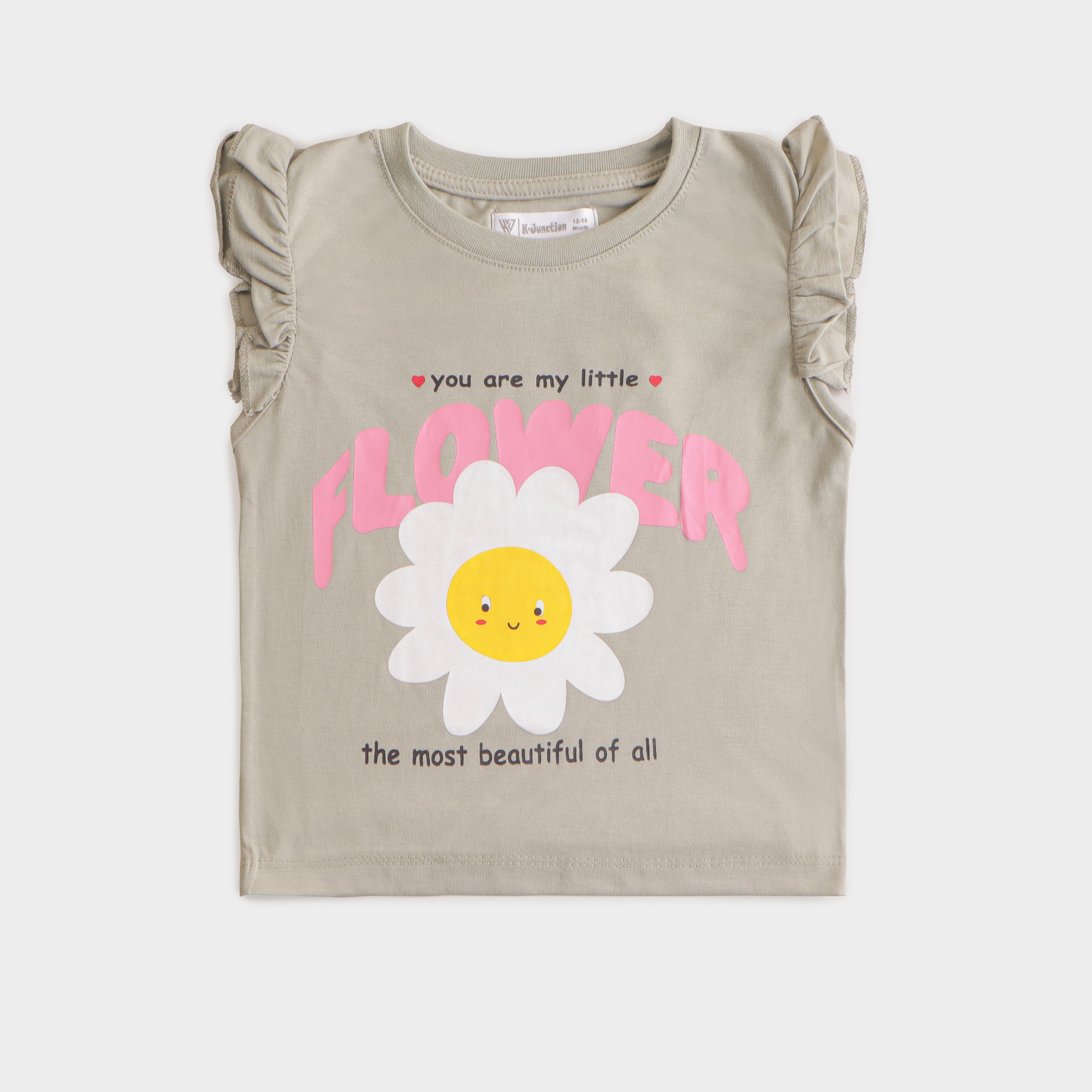 Girls H/S t shirt (Flower)