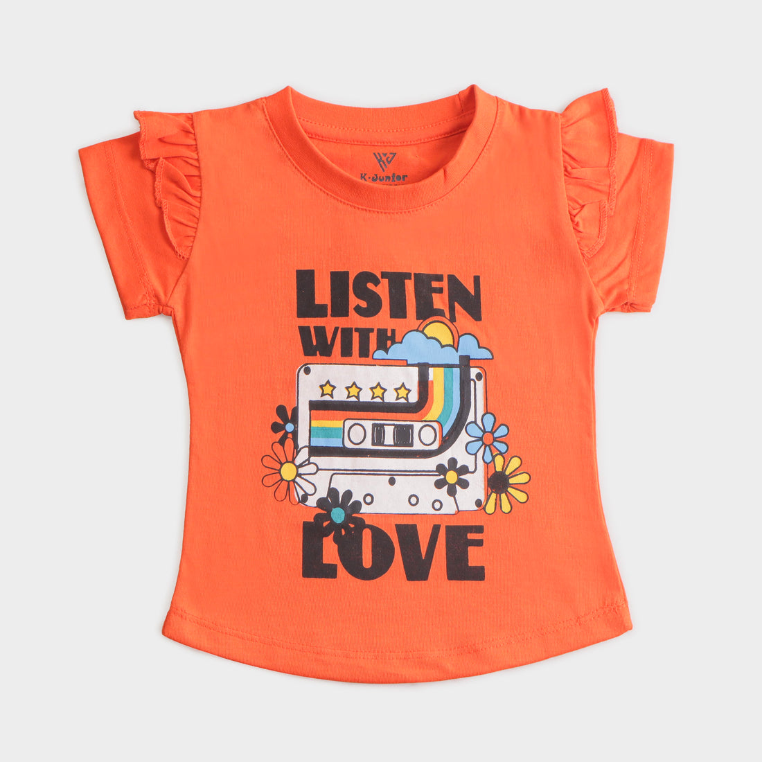 Girls Half sleeves T-shirt