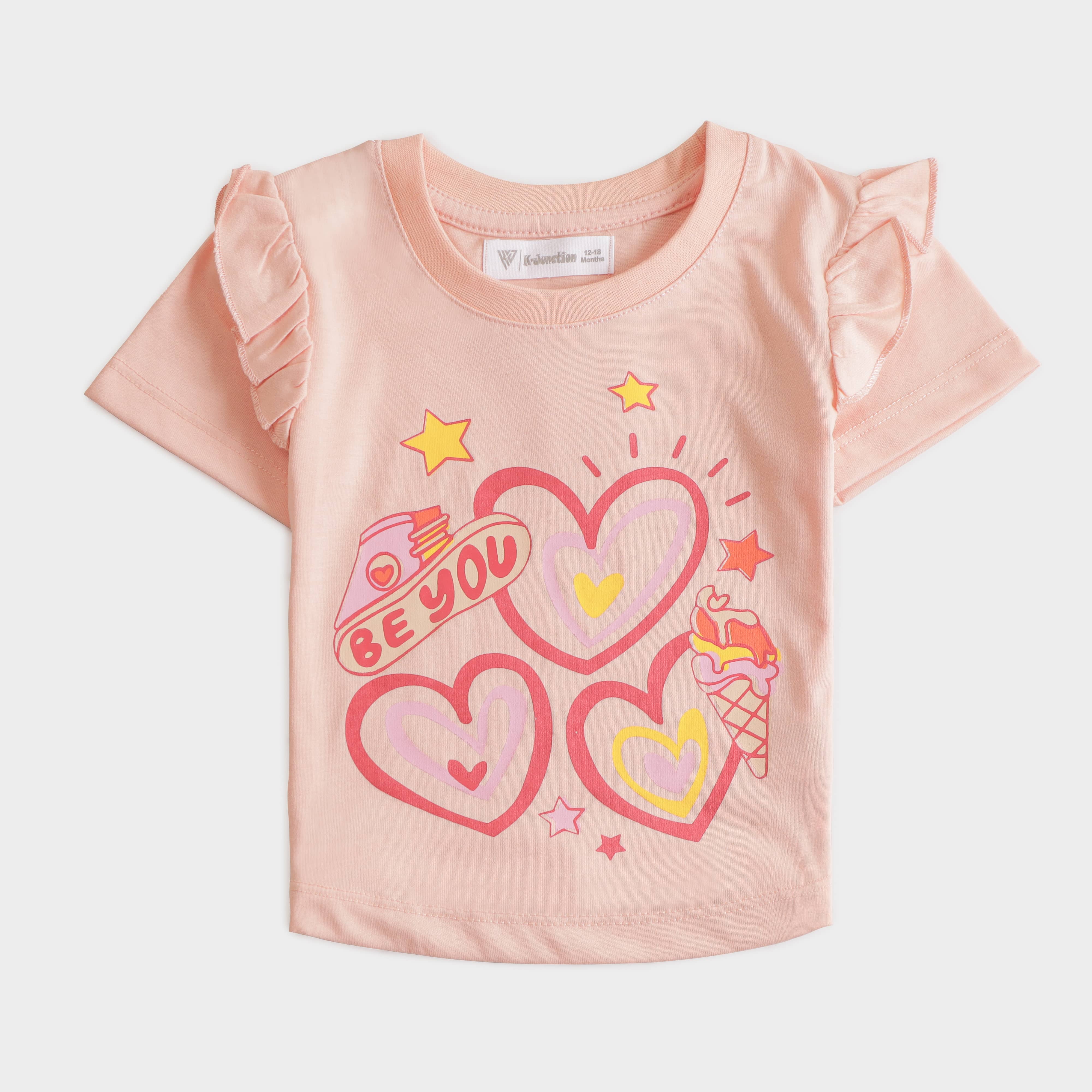 Girls Half sleeves T-shirt
