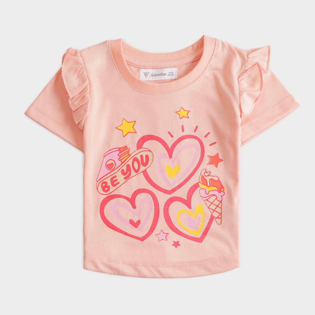 Girls Half sleeves T-shirt
