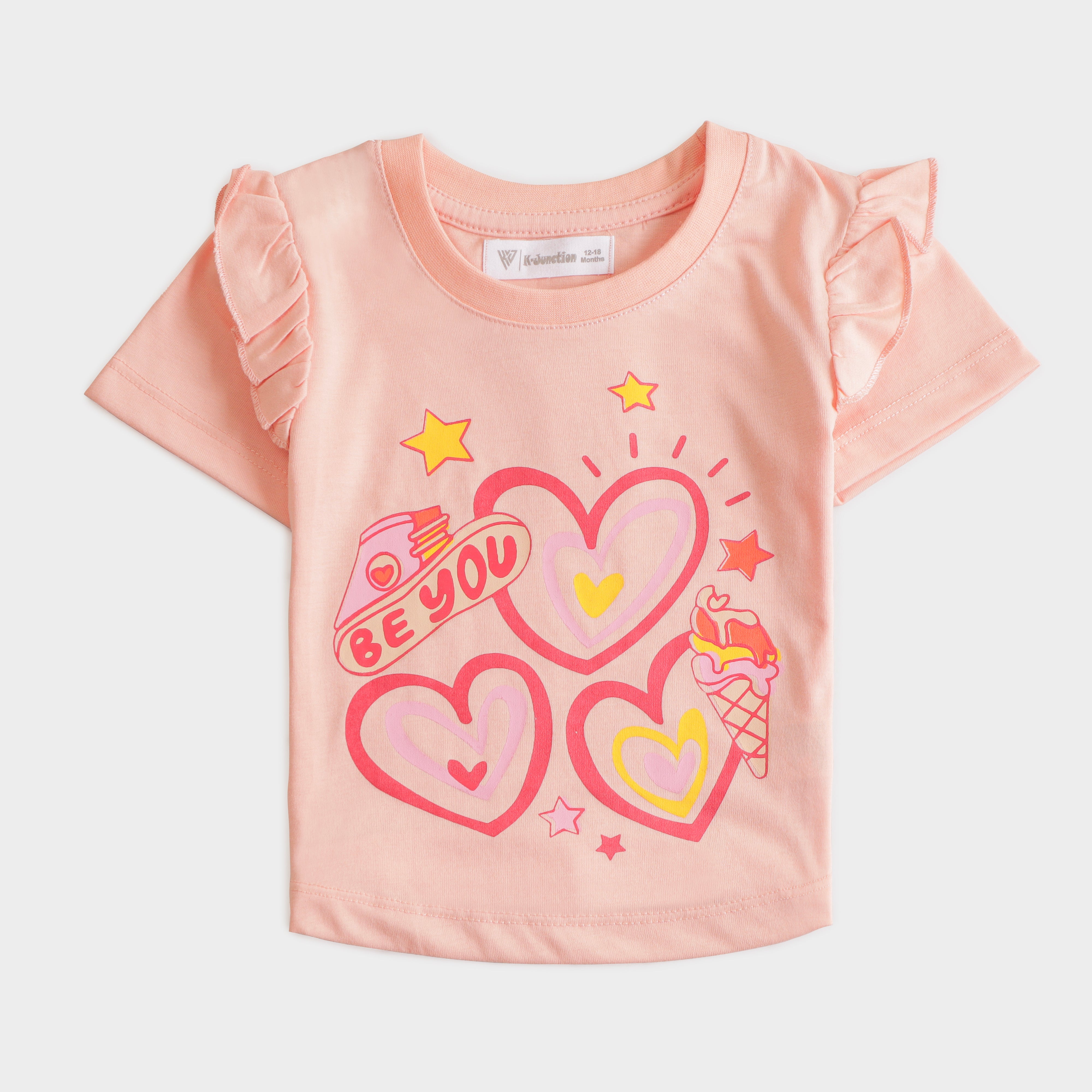 Girls Half sleeves T-shirt