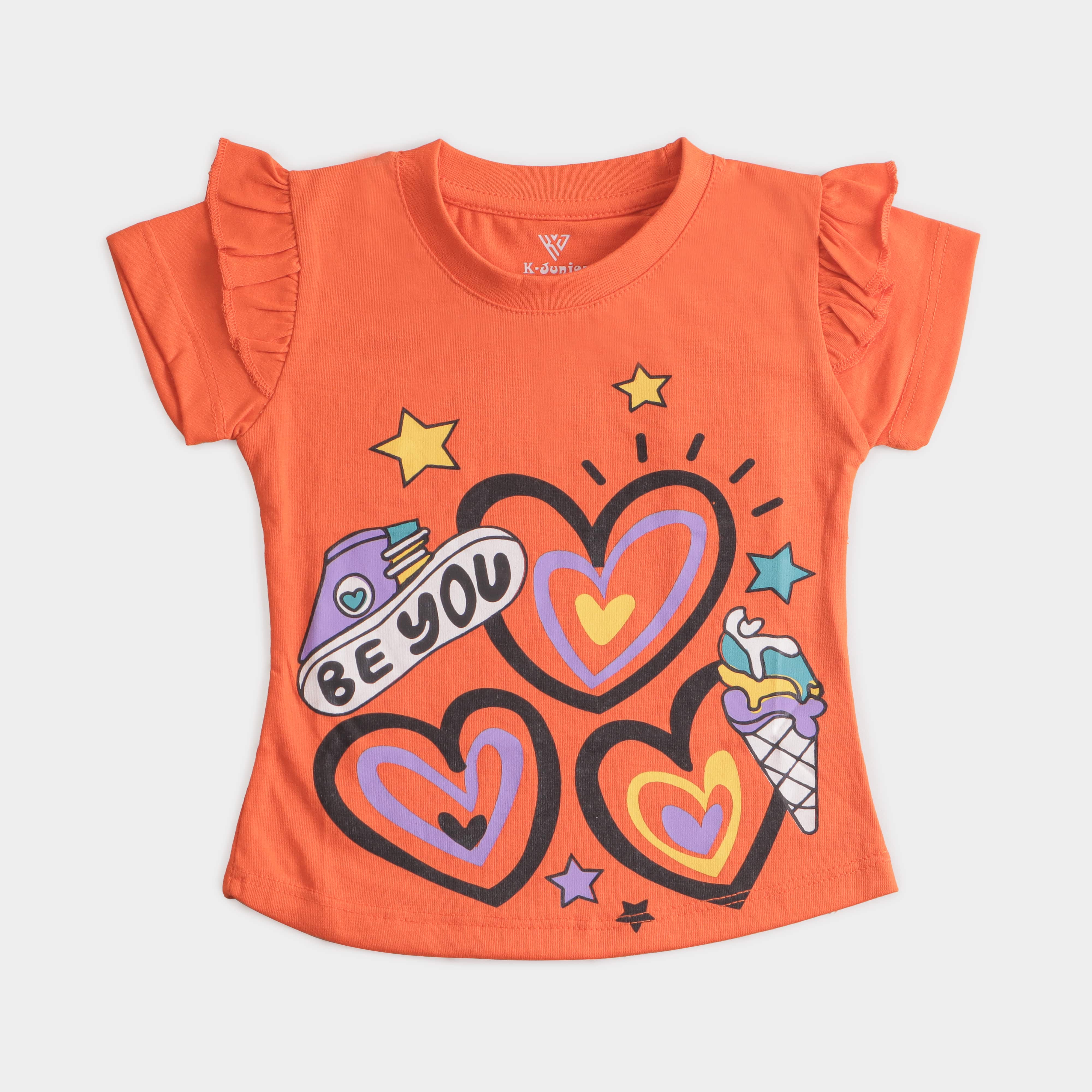 Girls Half sleeves T-shirt