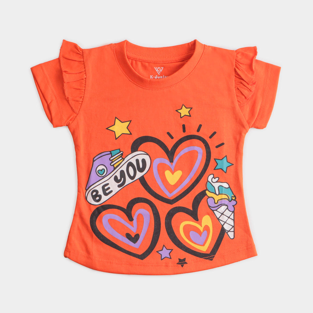 Girls Half sleeves T-shirt