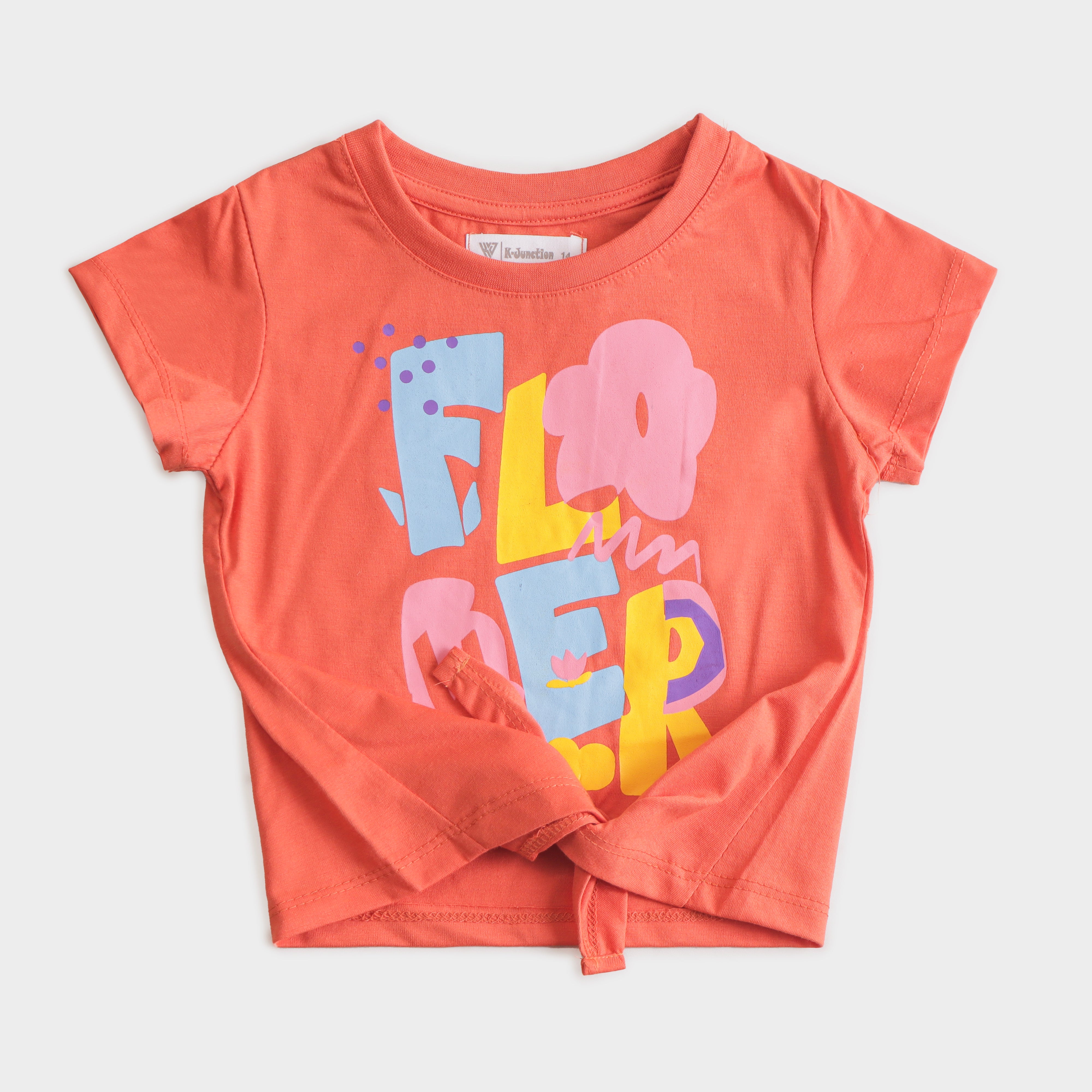 Girls H/S t shirt (Flower)