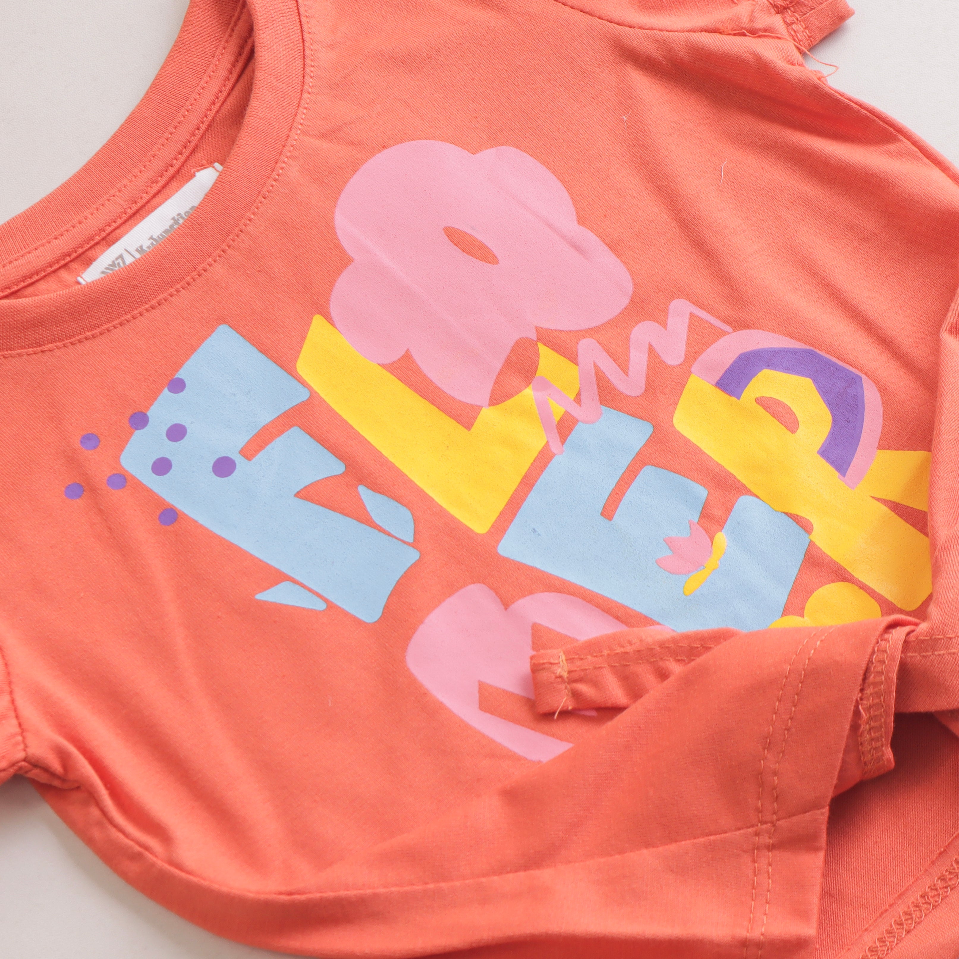 Girls H/S t shirt (Flower)
