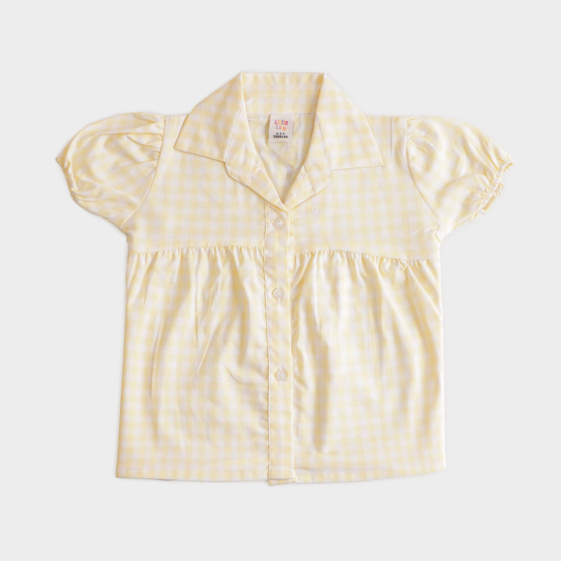 Girls Checkered Top