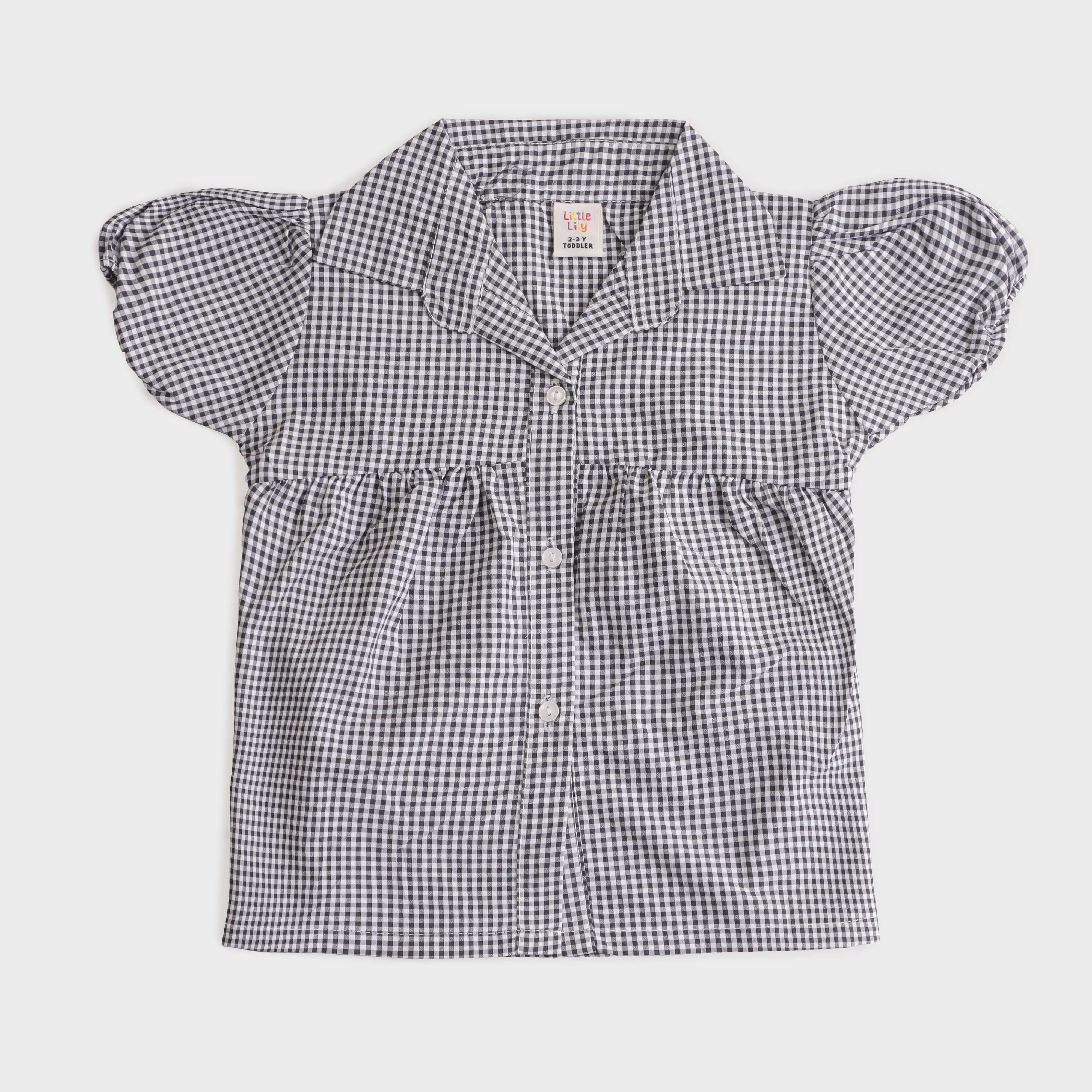 Girls Checkered Top
