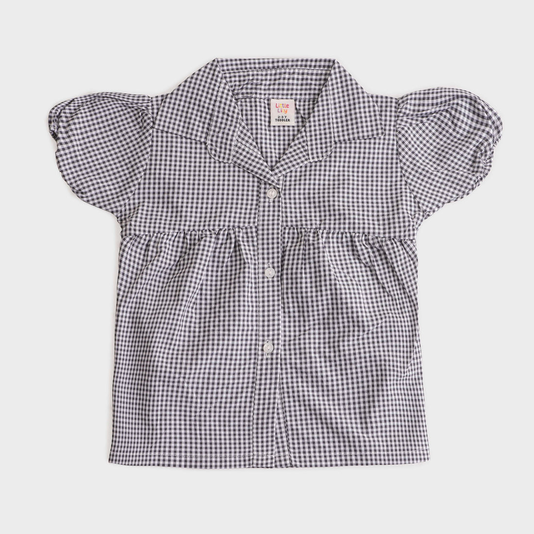 Girls Checkered Top