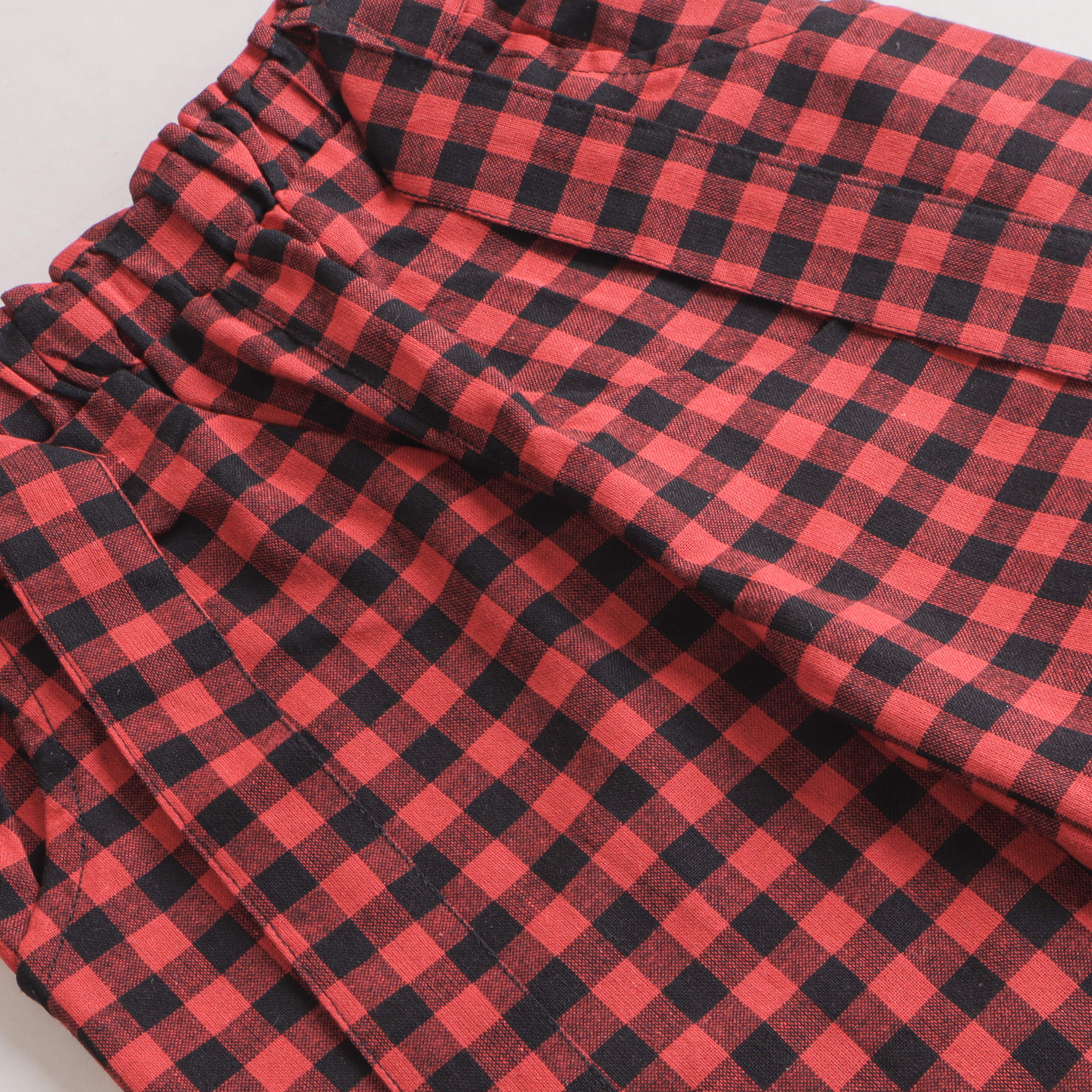 Girls Checkered Pant