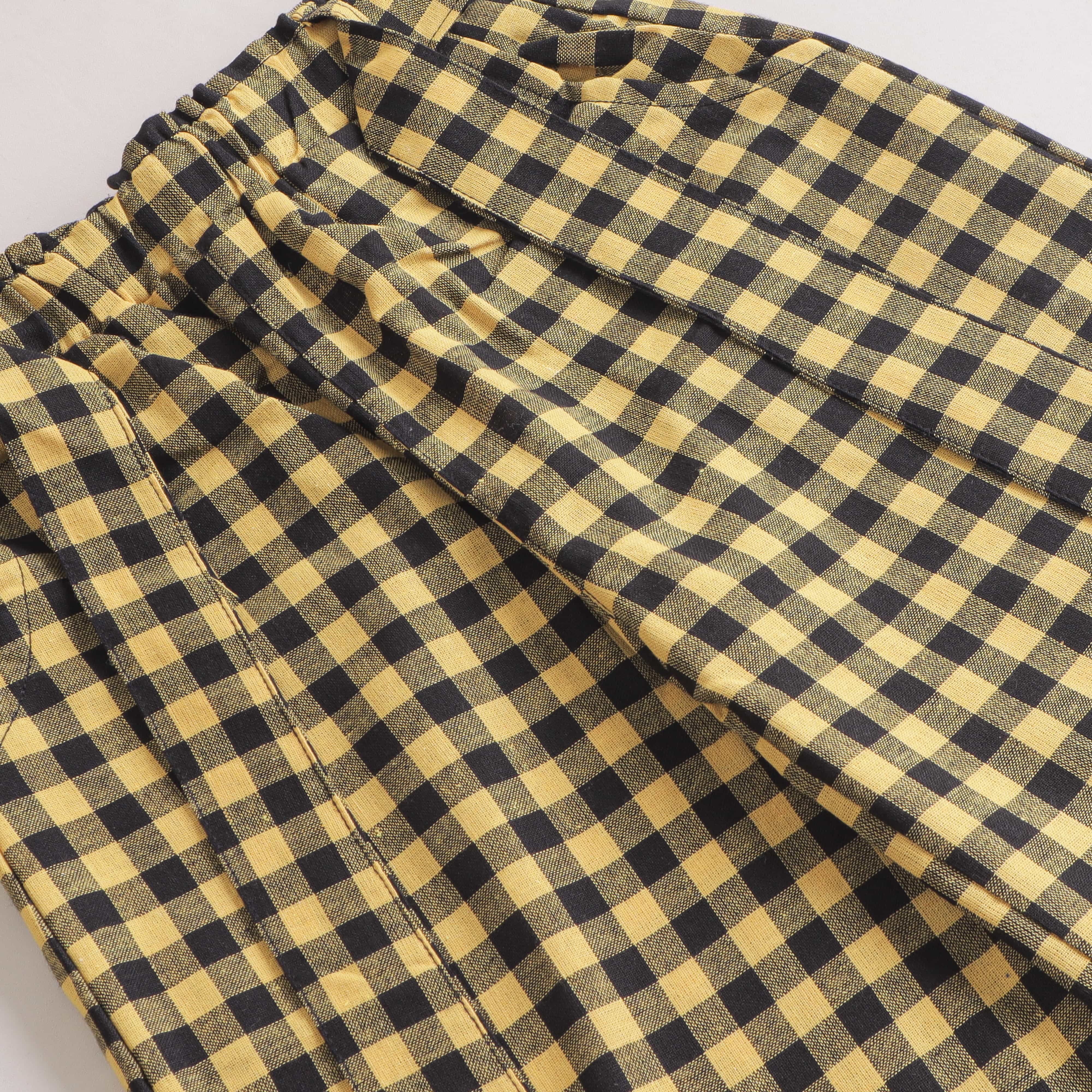 Girls Checkered Pant
