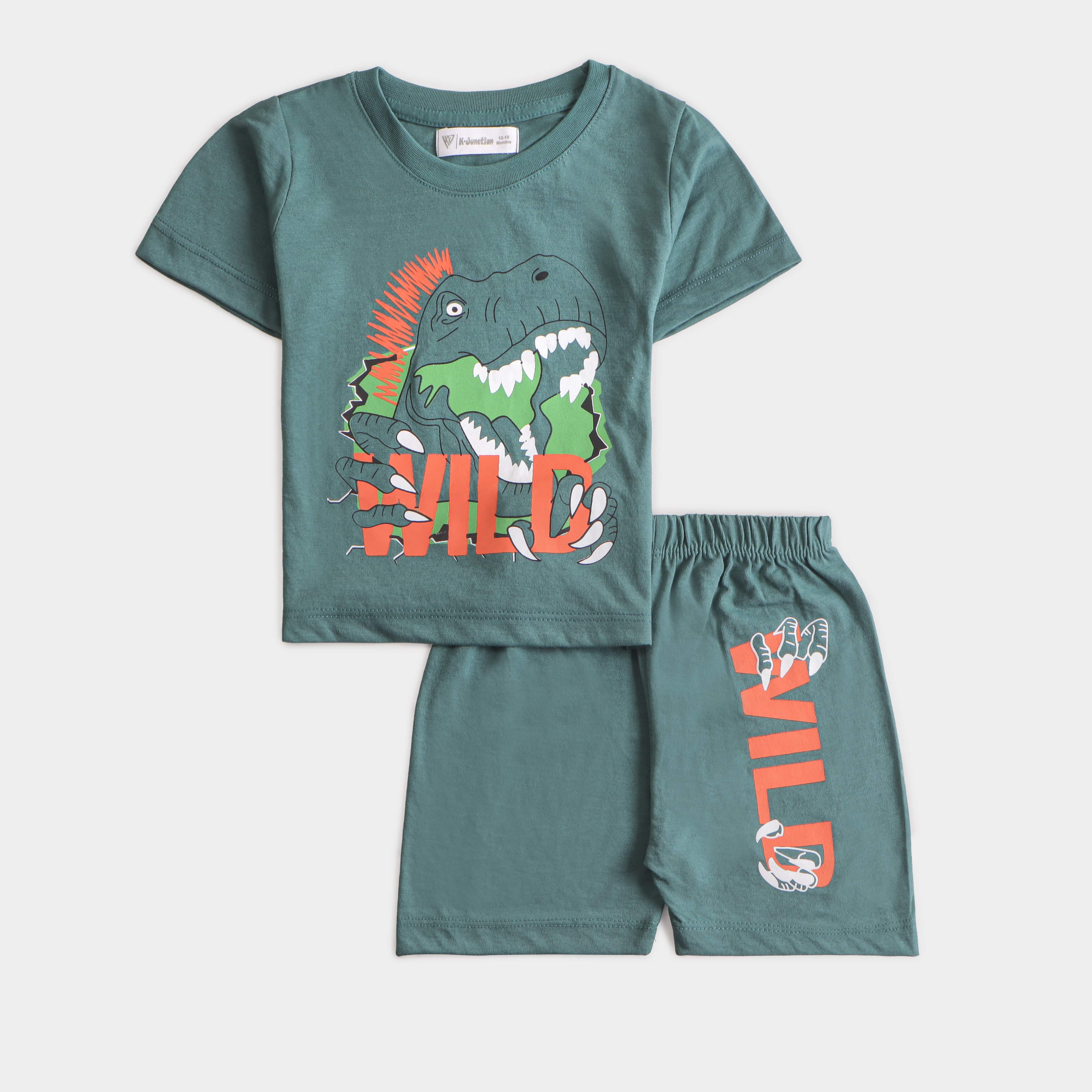 Boys Half Sleeves 2 Piece Suit