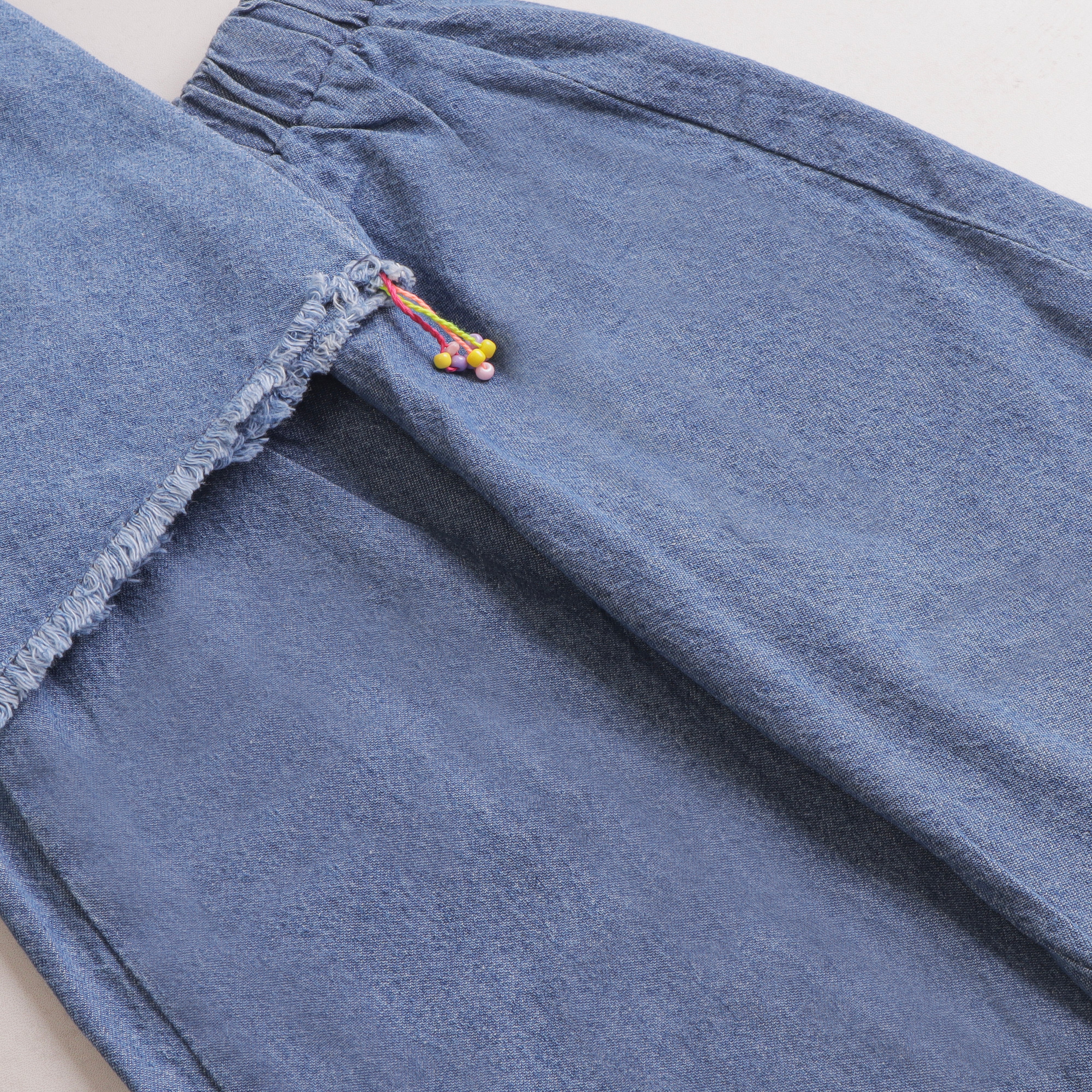 Girls Denim 2 Pcs Set