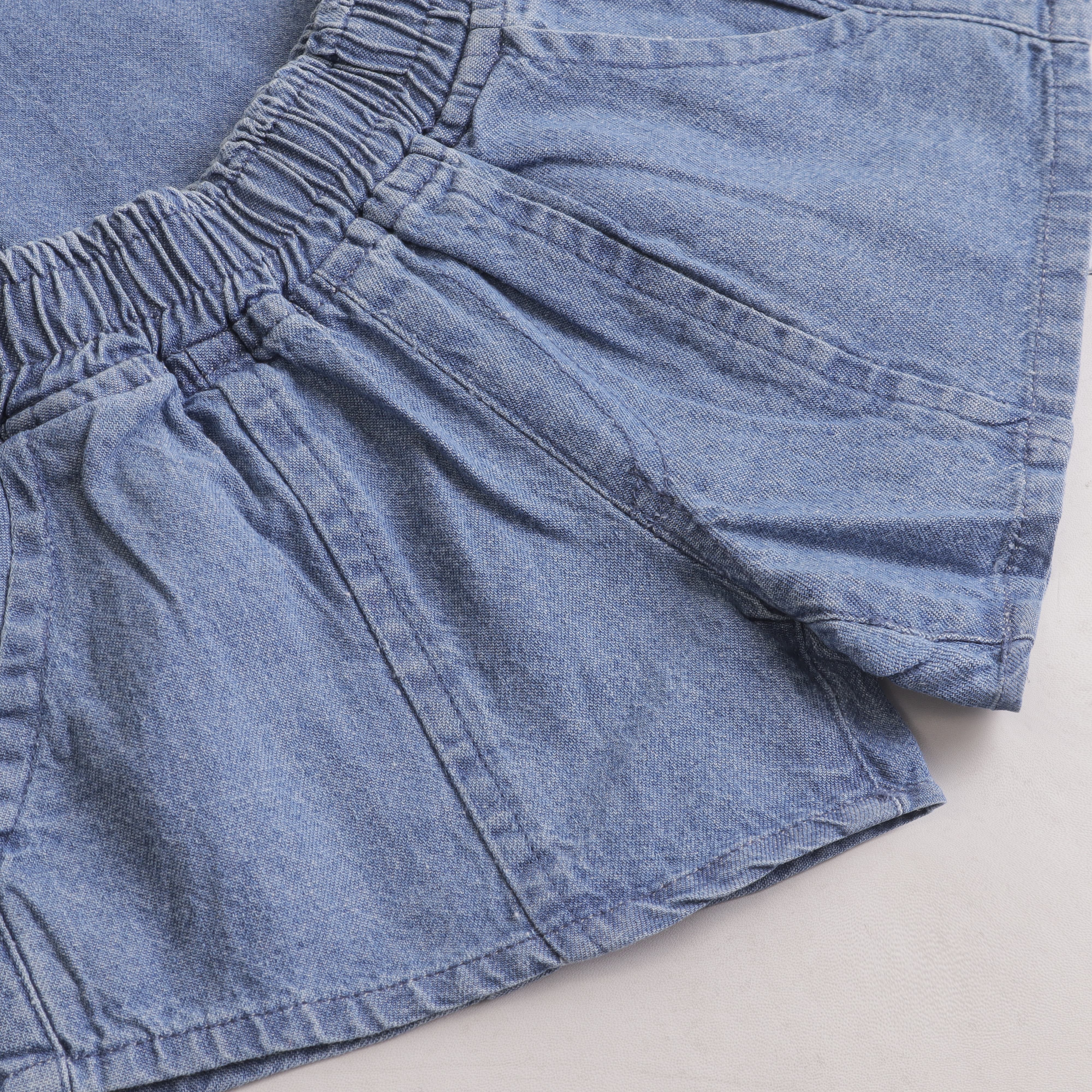 Girls Denim 2 Pcs Set