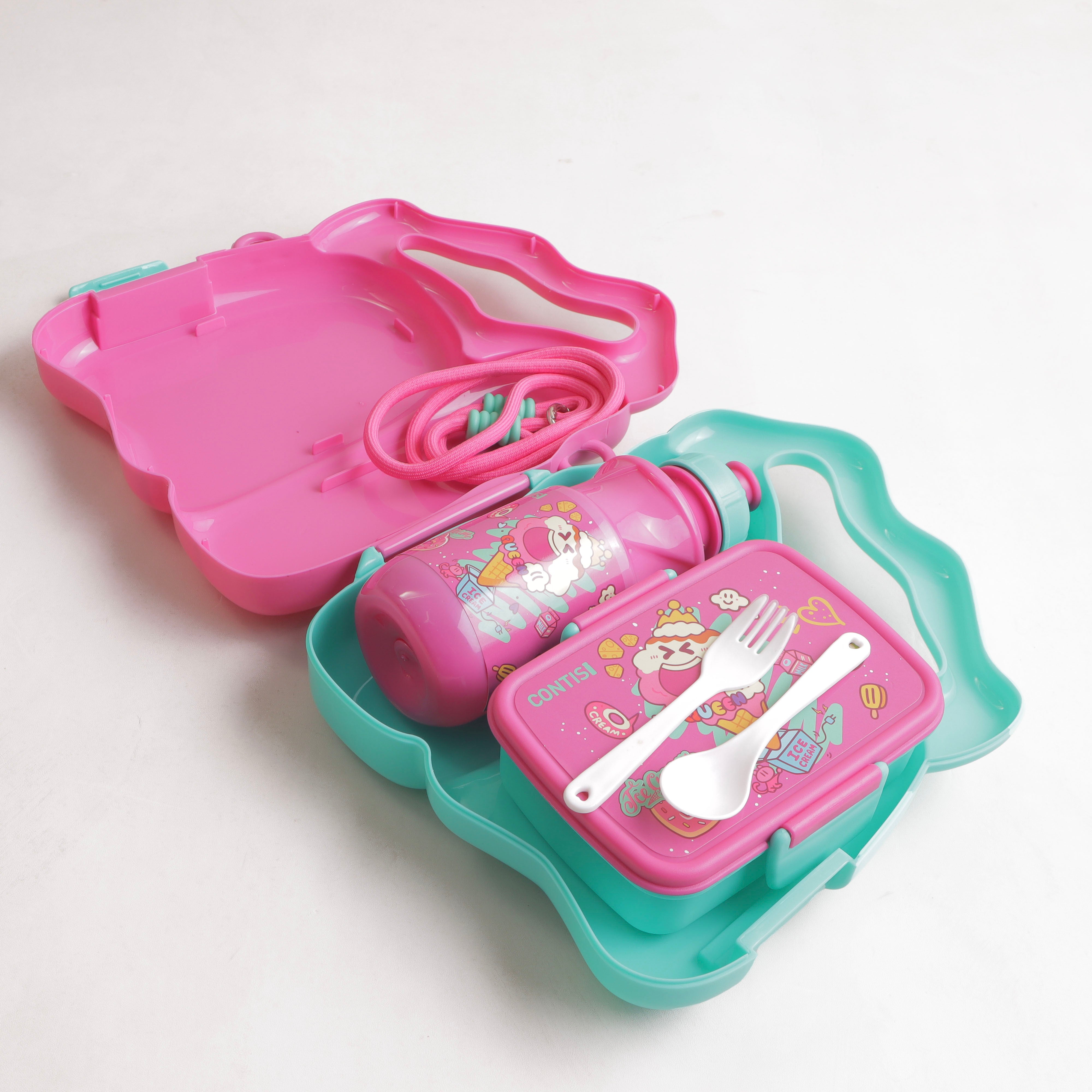 Lunch Box With Water Bottle