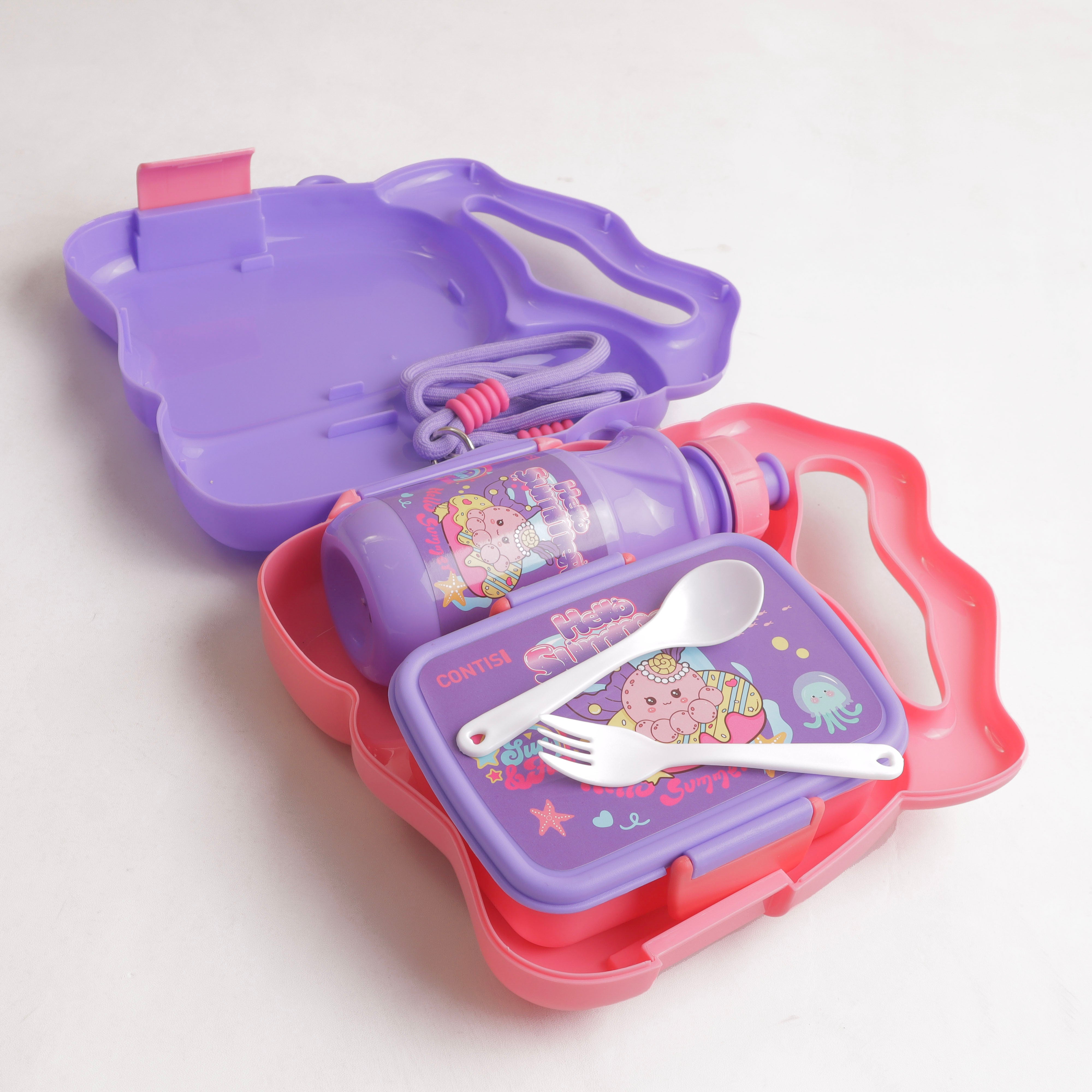 Lunch Box With Water Bottle