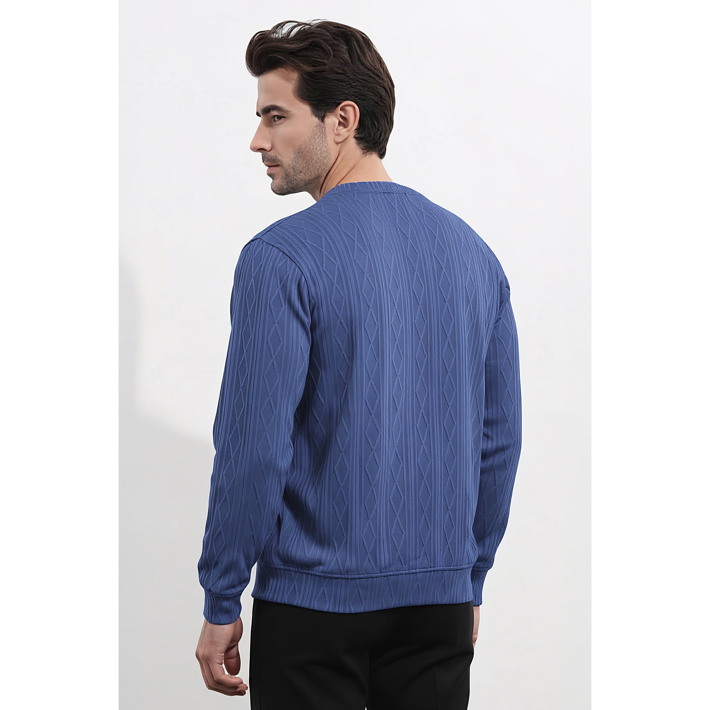 Mens Jacquard Sweatshirt