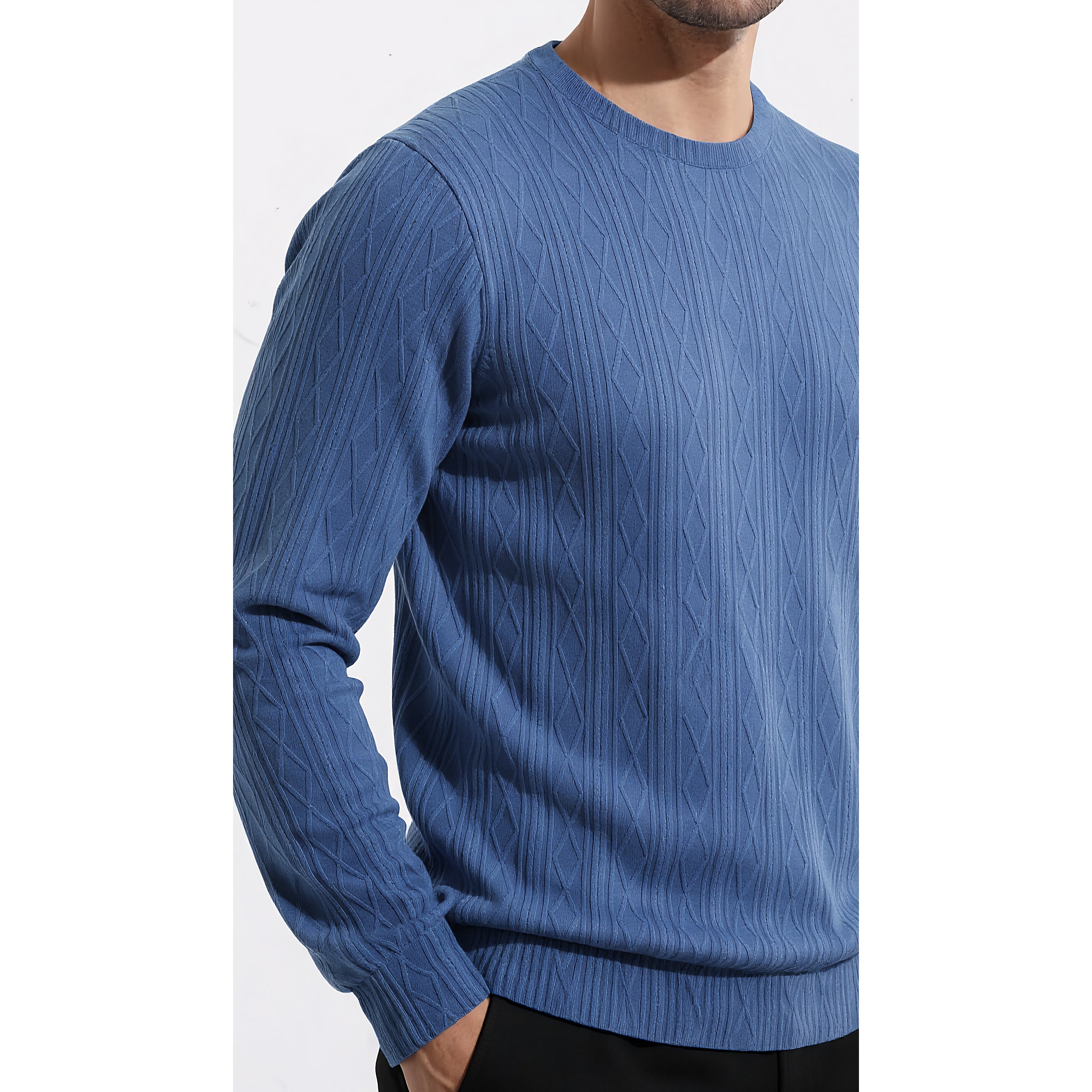 Mens Jacquard Sweatshirt