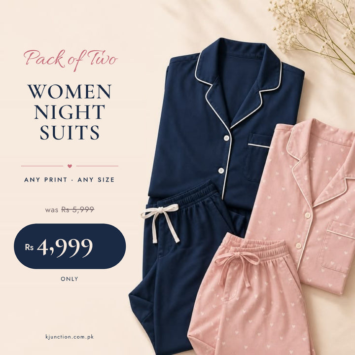 Pack Of 2 Women Night Suits